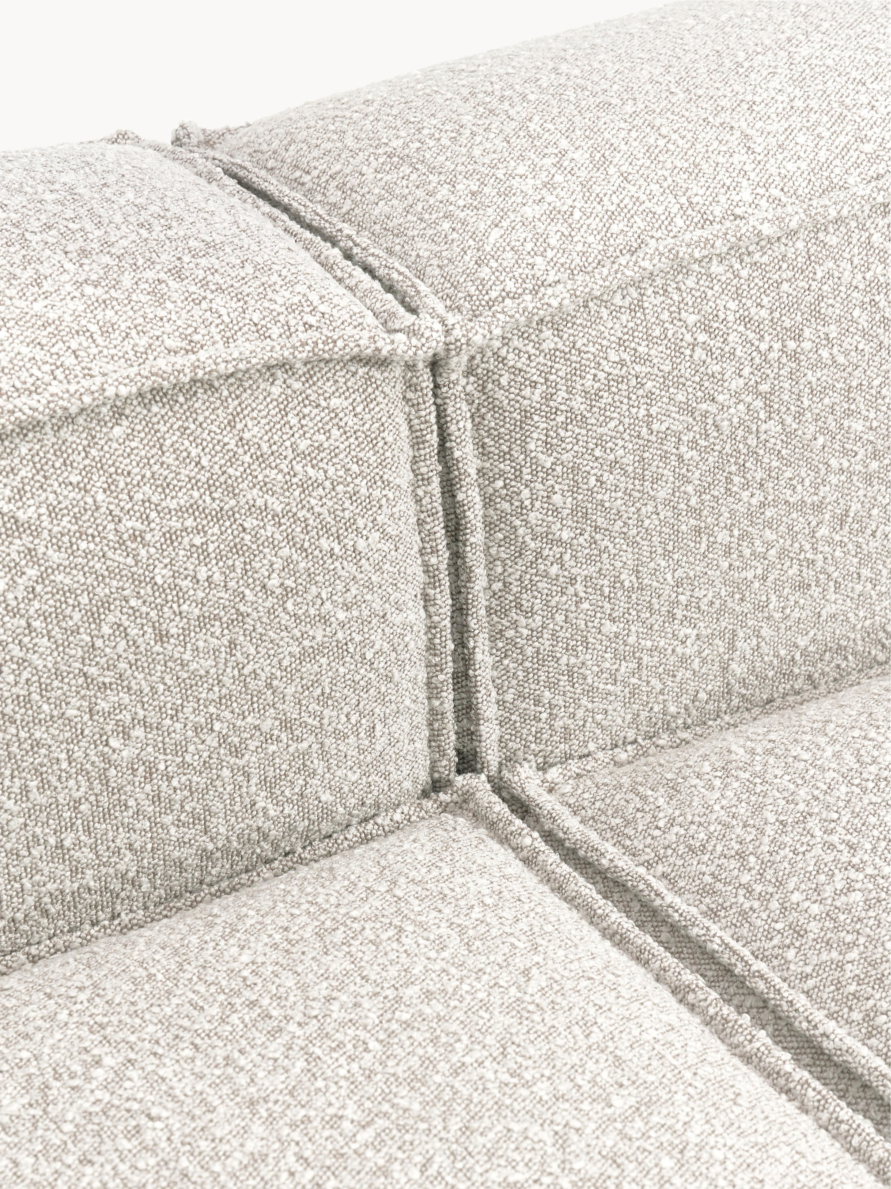Modulare Ottomane Lennon aus Bouclé