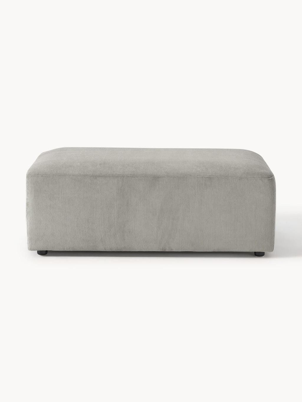 XL Sofa-Hocker Melva aus Cord, B 116 x T 72 cm