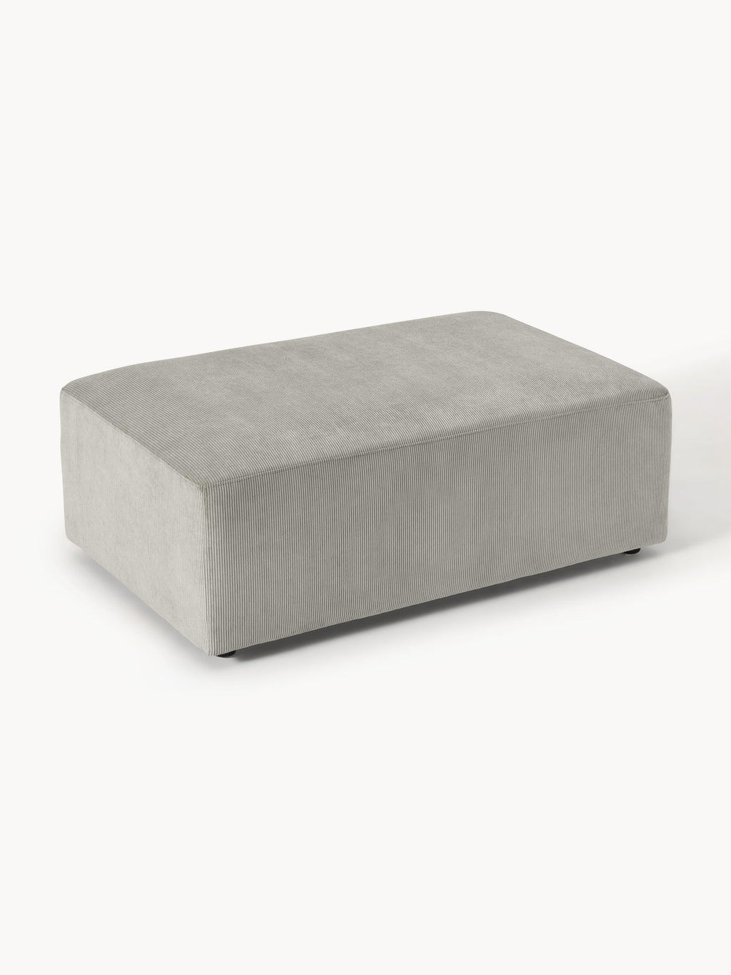 XL Sofa-Hocker Melva aus Cord, B 116 x T 72 cm