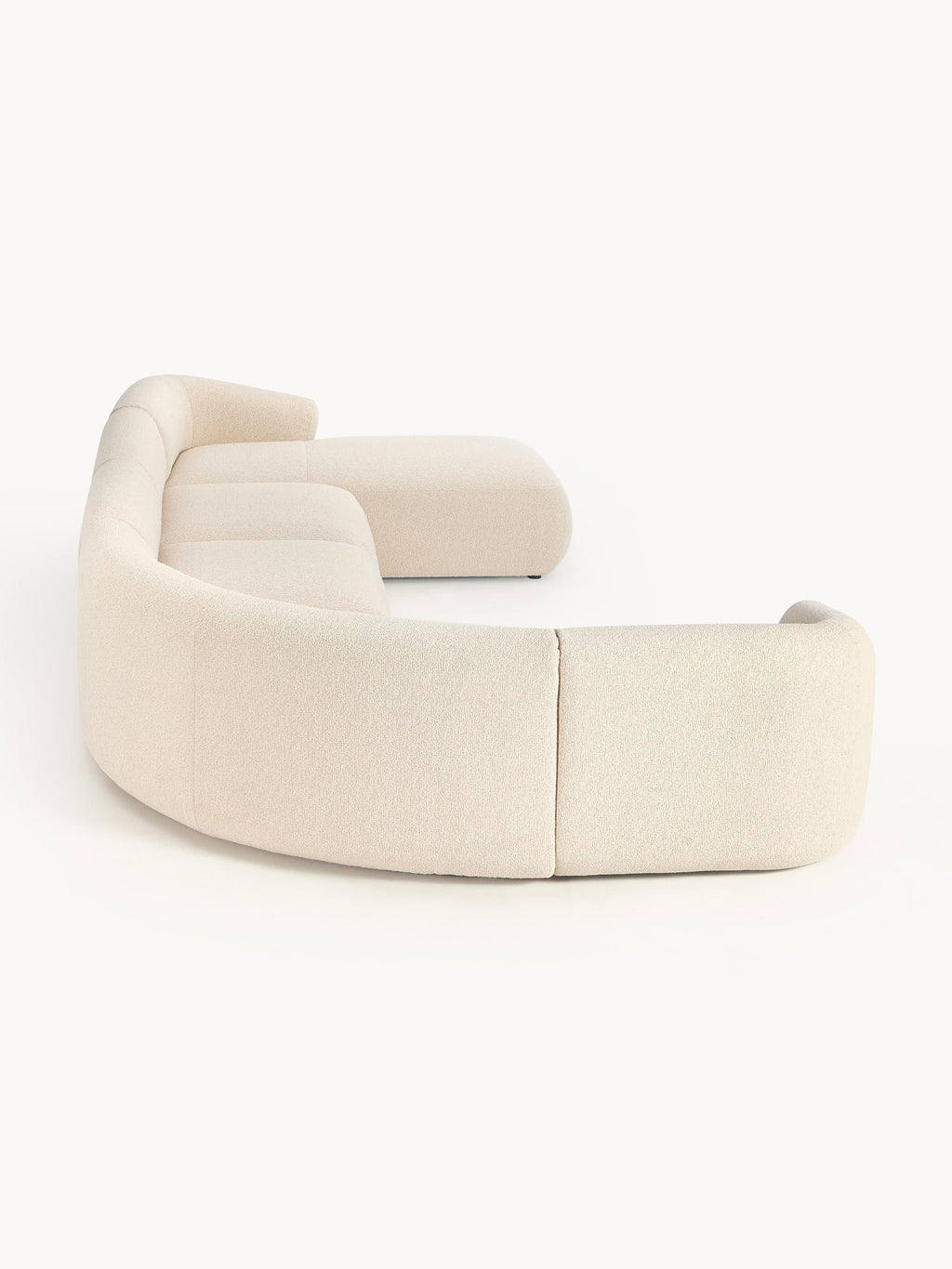 Modulares Bouclé-XL-Sofa Sofia