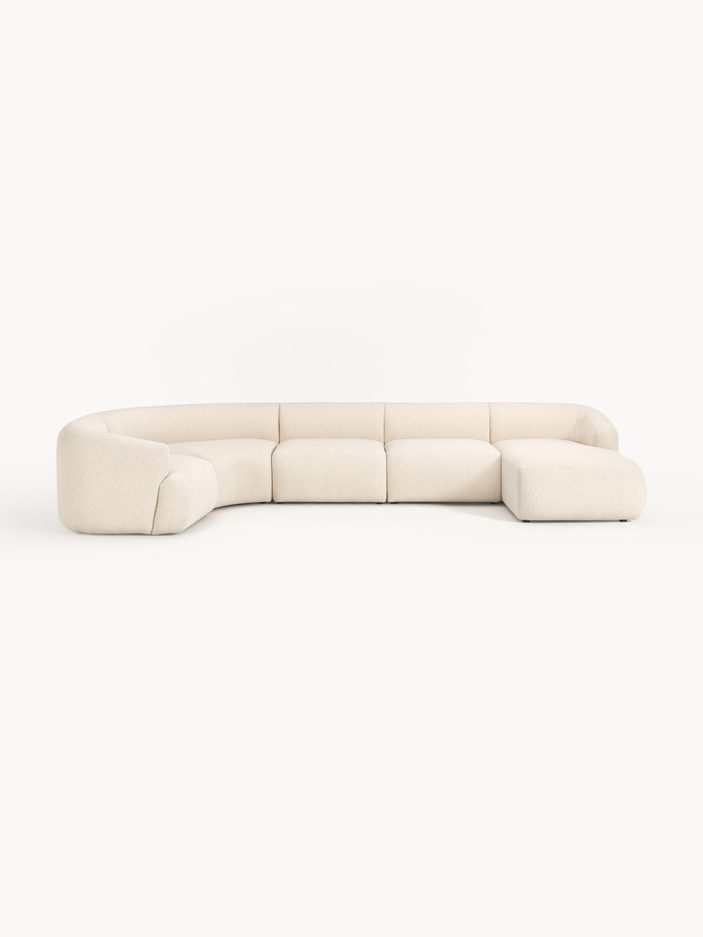 Modulares Bouclé-XL-Sofa Sofia