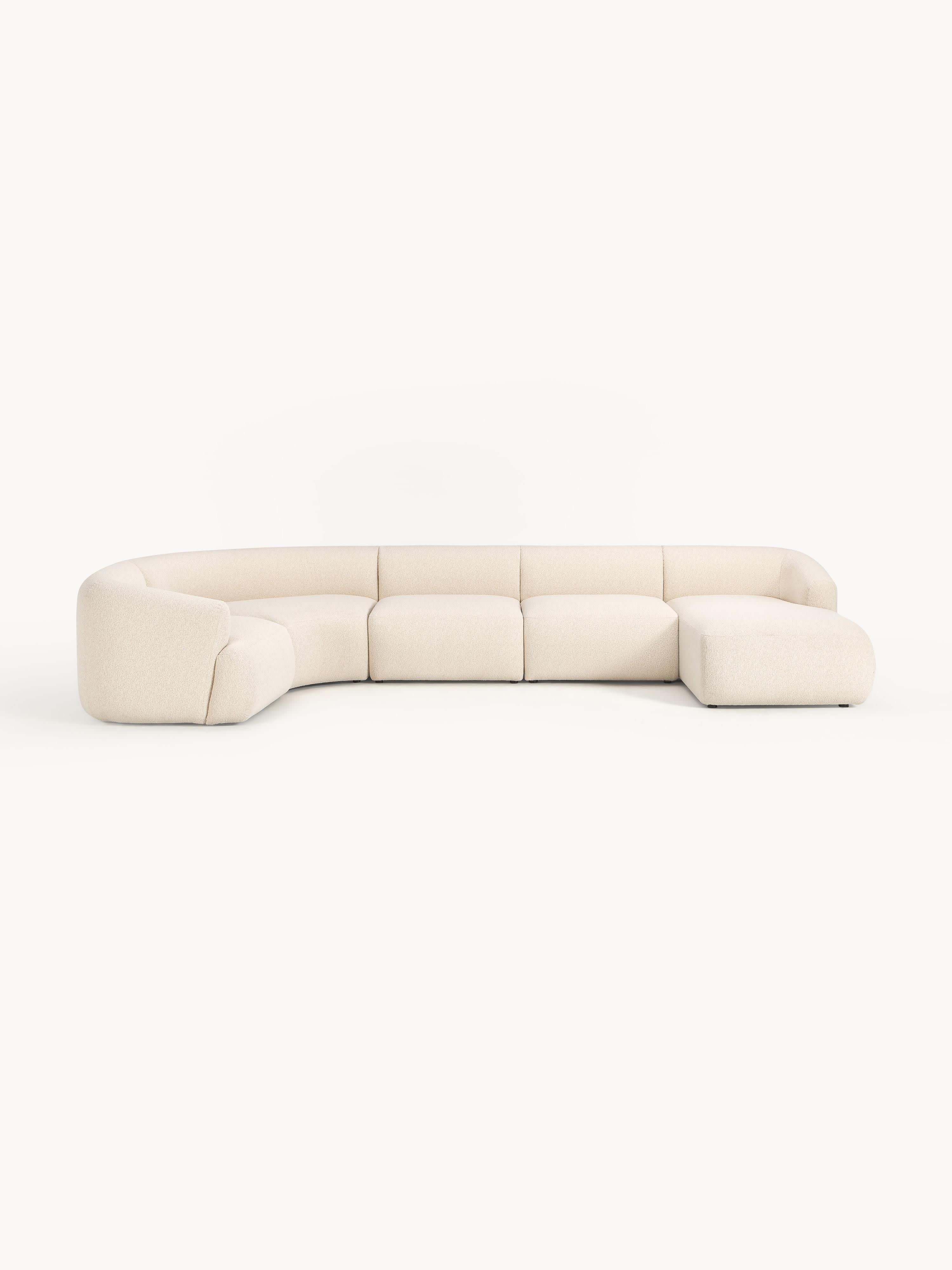 Modulares Bouclé-XL-Sofa Sofia