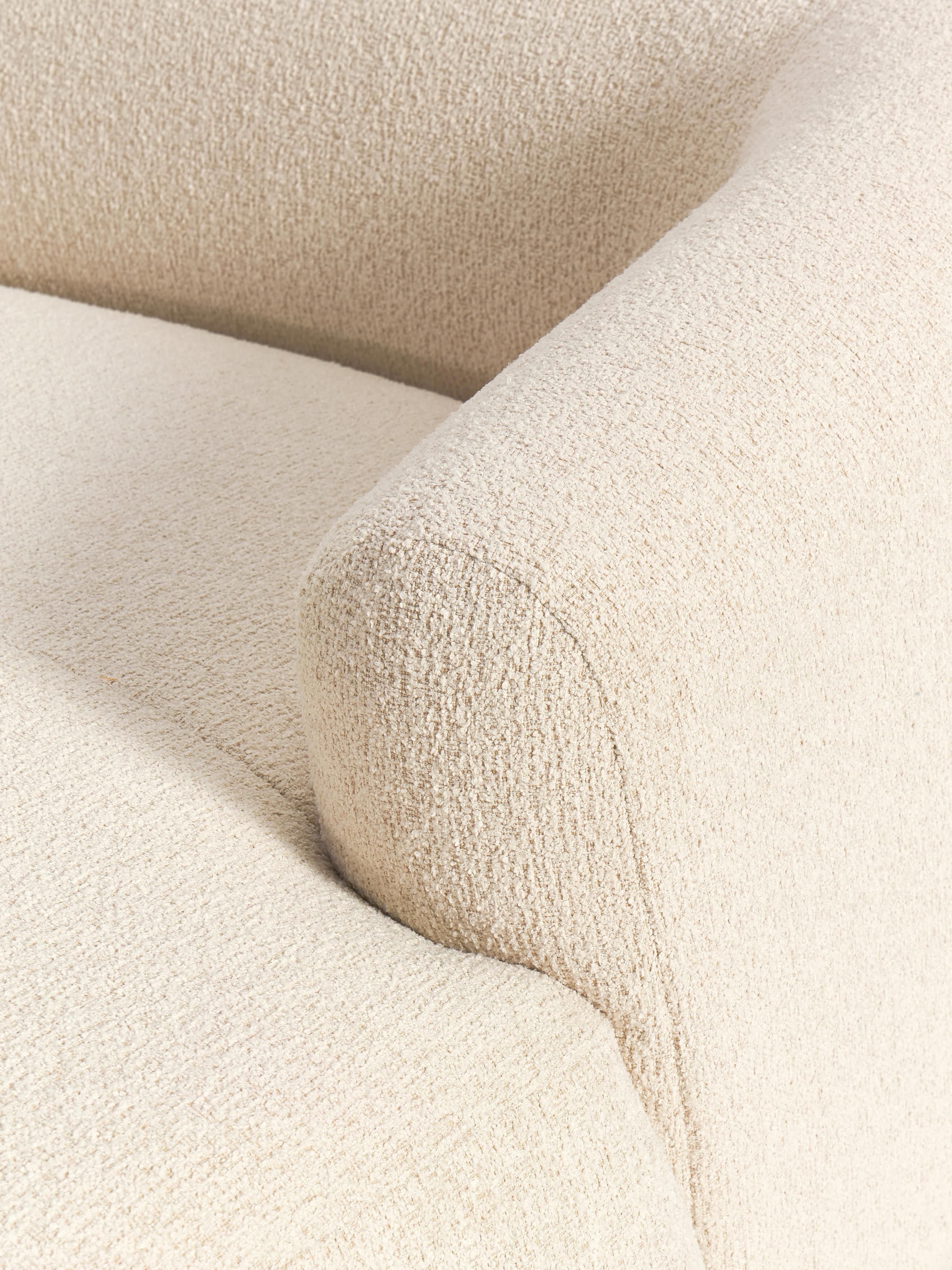 Modulares Bouclé-XL-Sofa Sofia