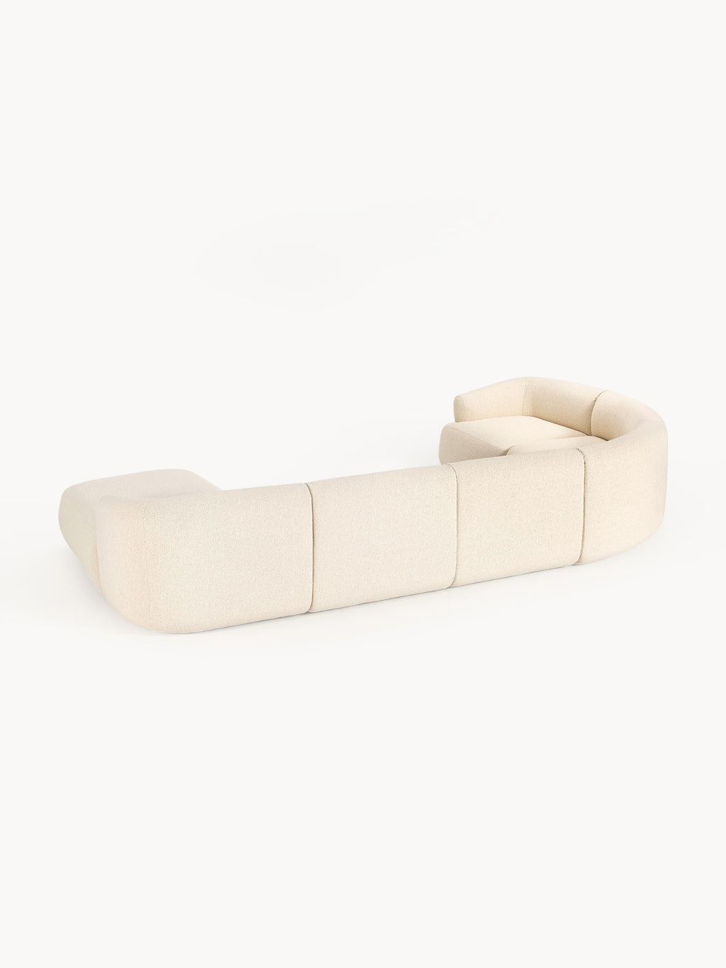 Modulares Bouclé-XL-Sofa Sofia