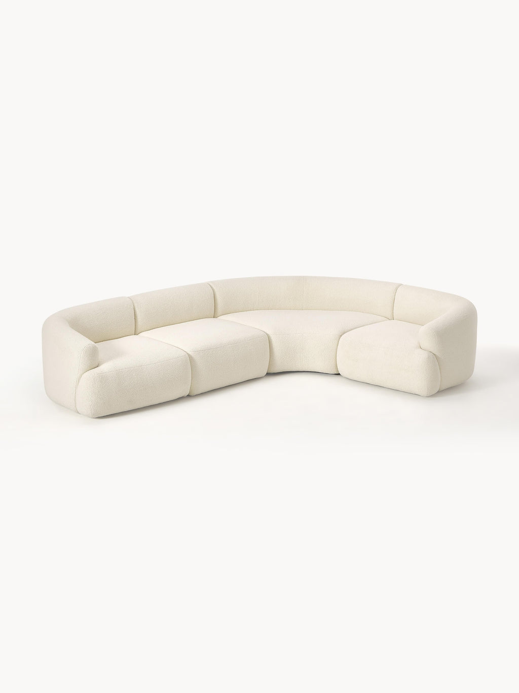 Modulares Teddy-Ecksofa Sofia (4-Sitzer)