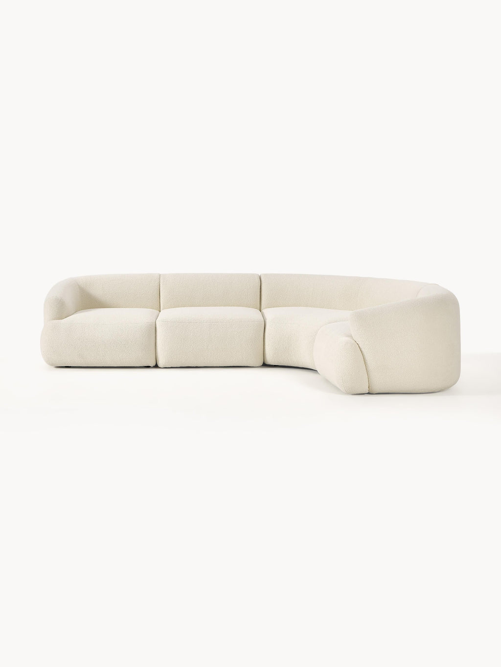 Galeriebild 1 - Modulares Teddy-Ecksofa Sofia (4-Sitzer)