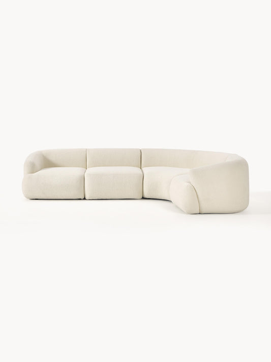 Galeriebild 1 - Modulares Teddy-Ecksofa Sofia (4-Sitzer)