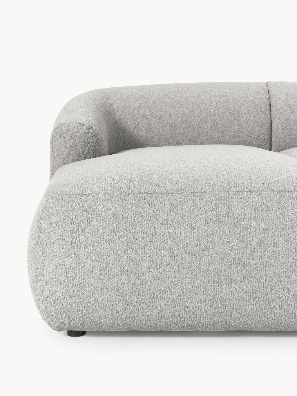 Modulares Bouclé-Ecksofa Sofia (3-Sitzer)