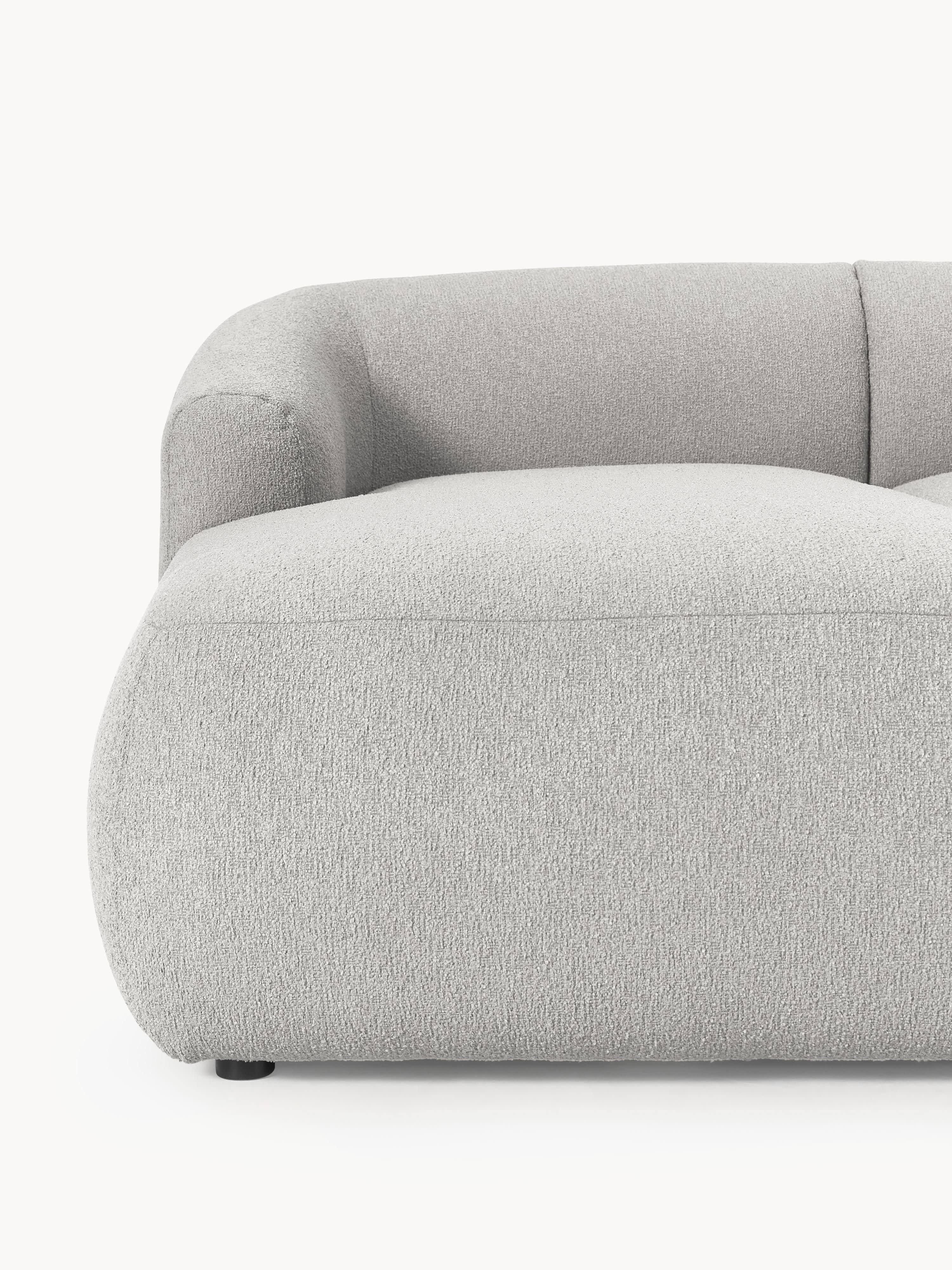 Modulares Bouclé-Ecksofa Sofia (3-Sitzer)