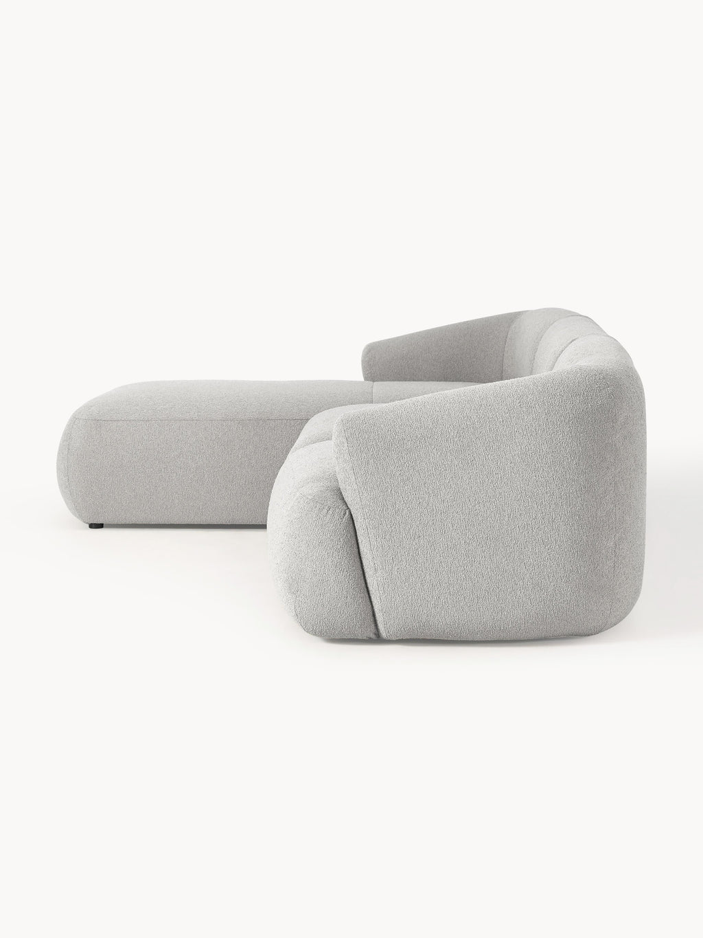 Modulares Bouclé-Ecksofa Sofia (3-Sitzer)