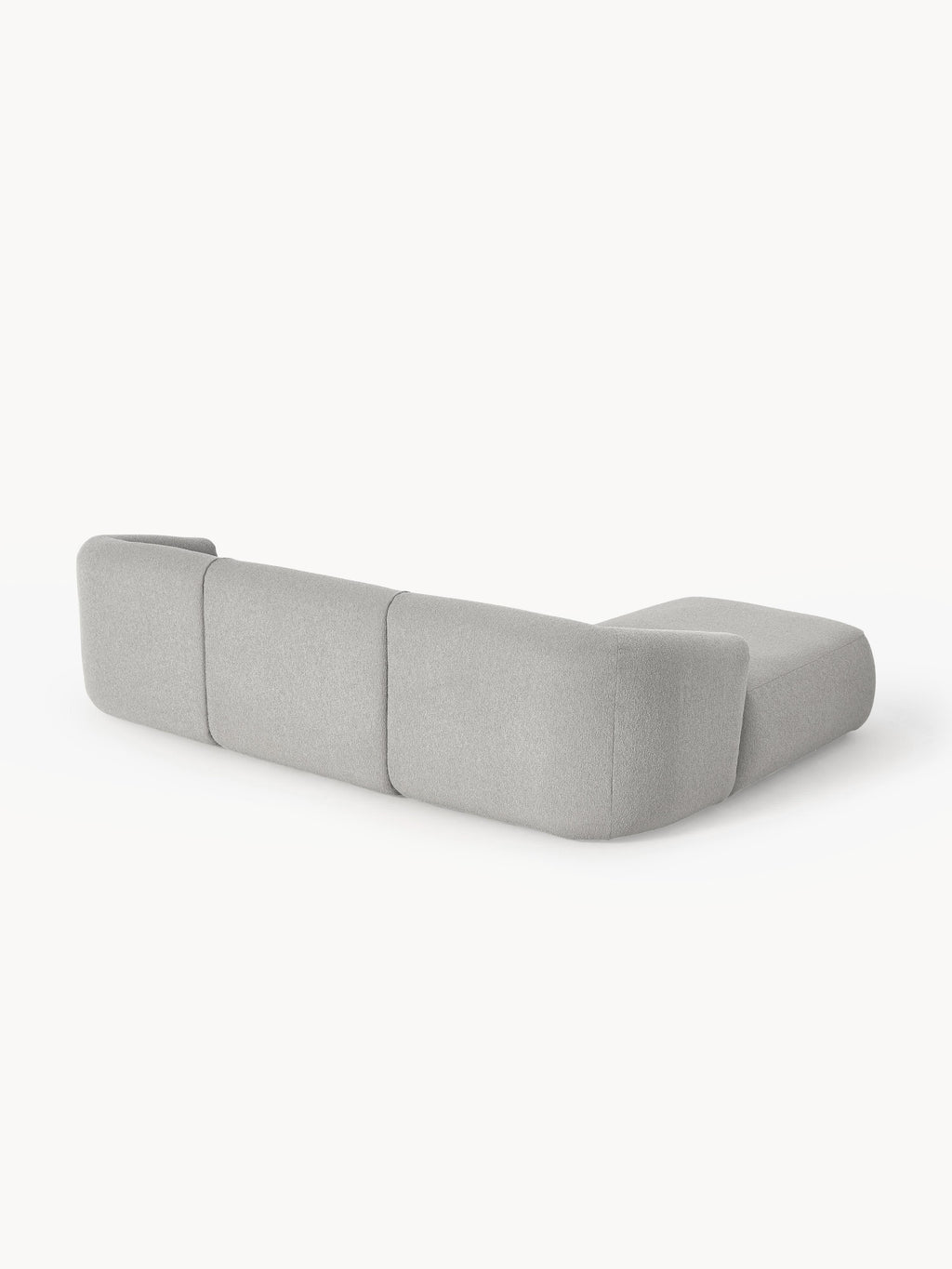 Modulares Bouclé-Ecksofa Sofia (3-Sitzer)