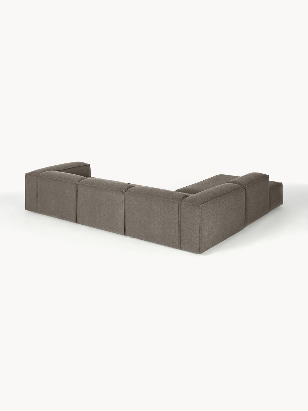 Modulares XL-Ecksofa Lennon (4-Sitzer) aus Bouclé
