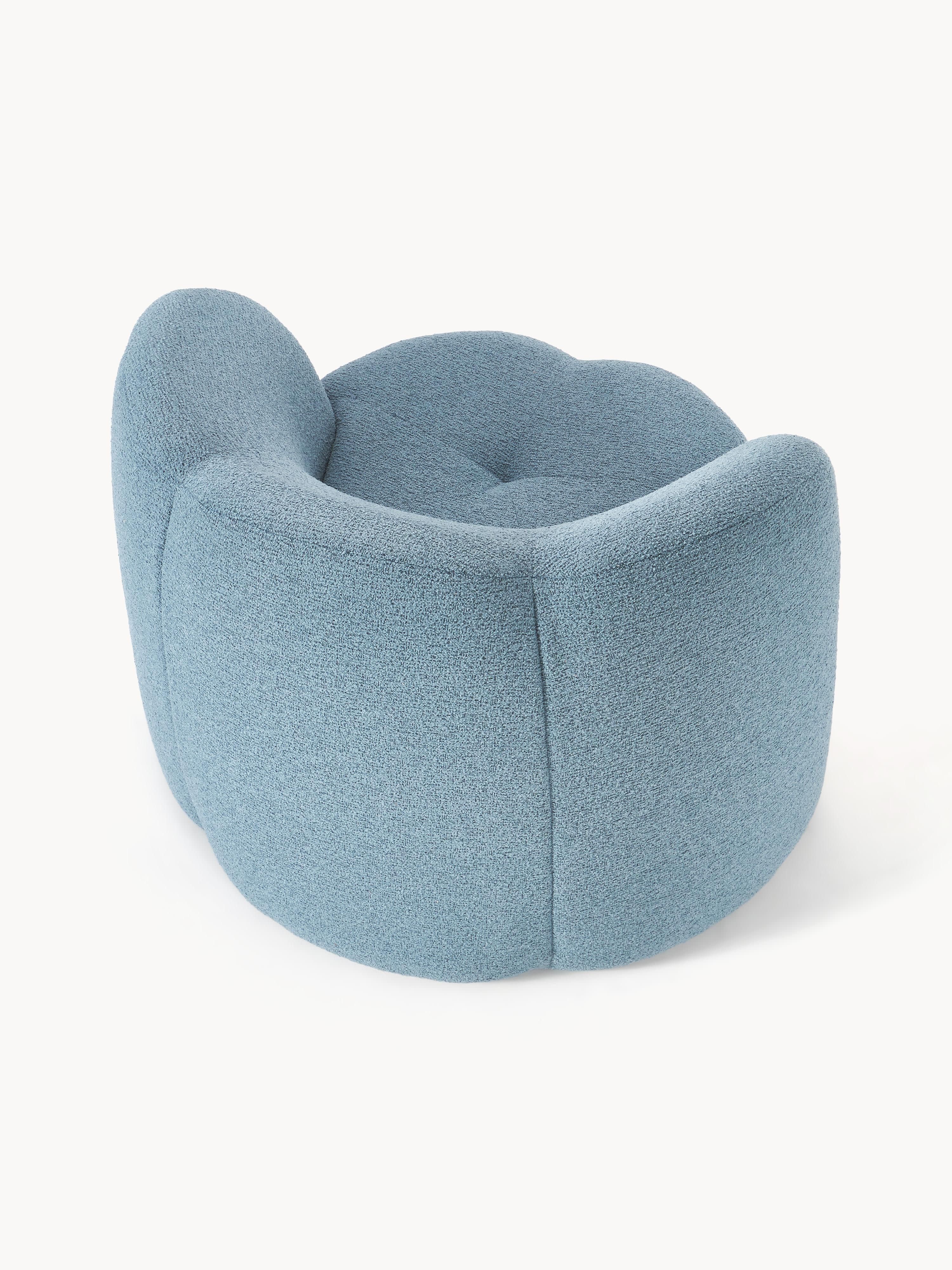 Bouclé-Loungesessel Fleur