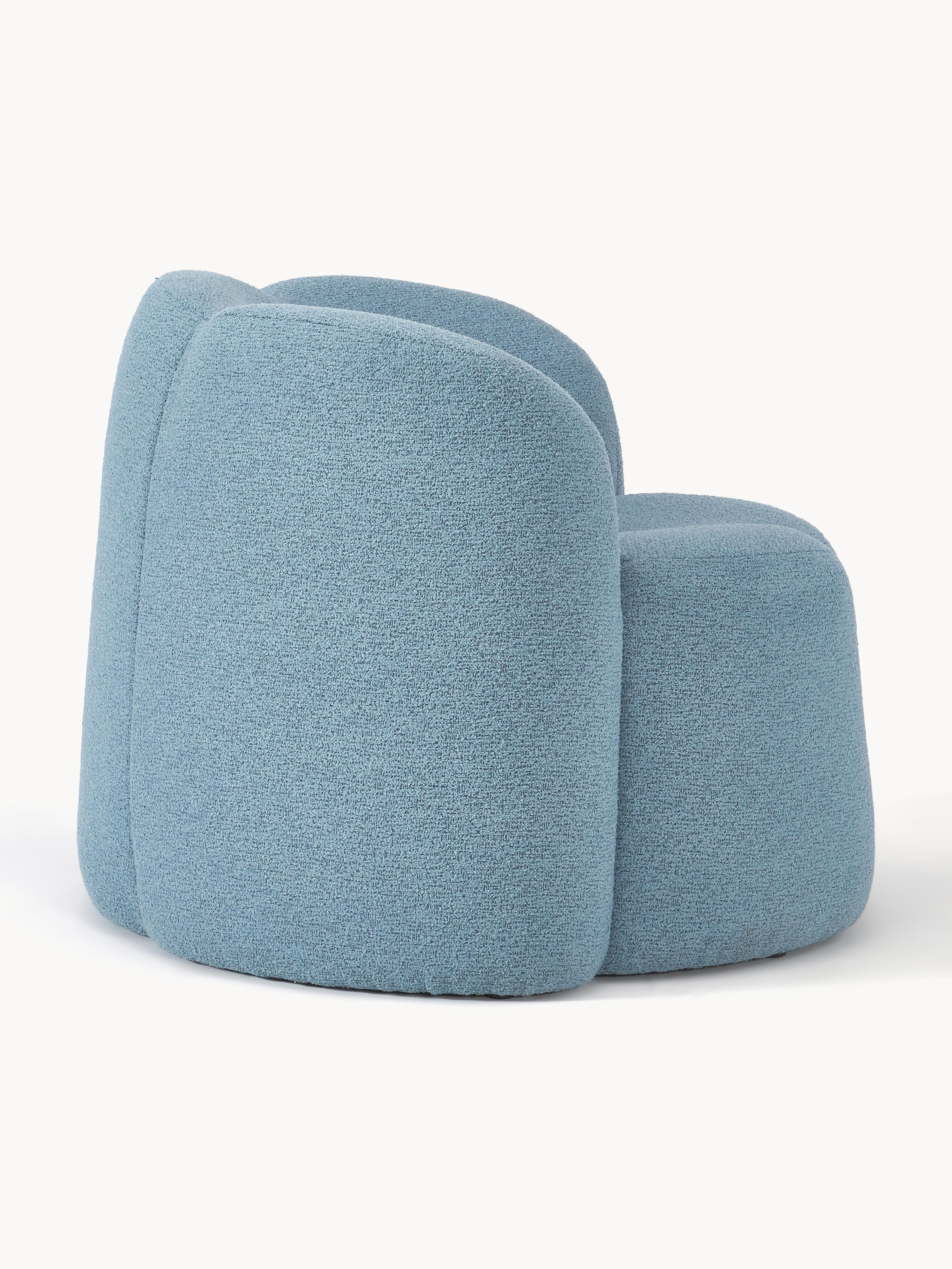 Bouclé-Loungesessel Fleur