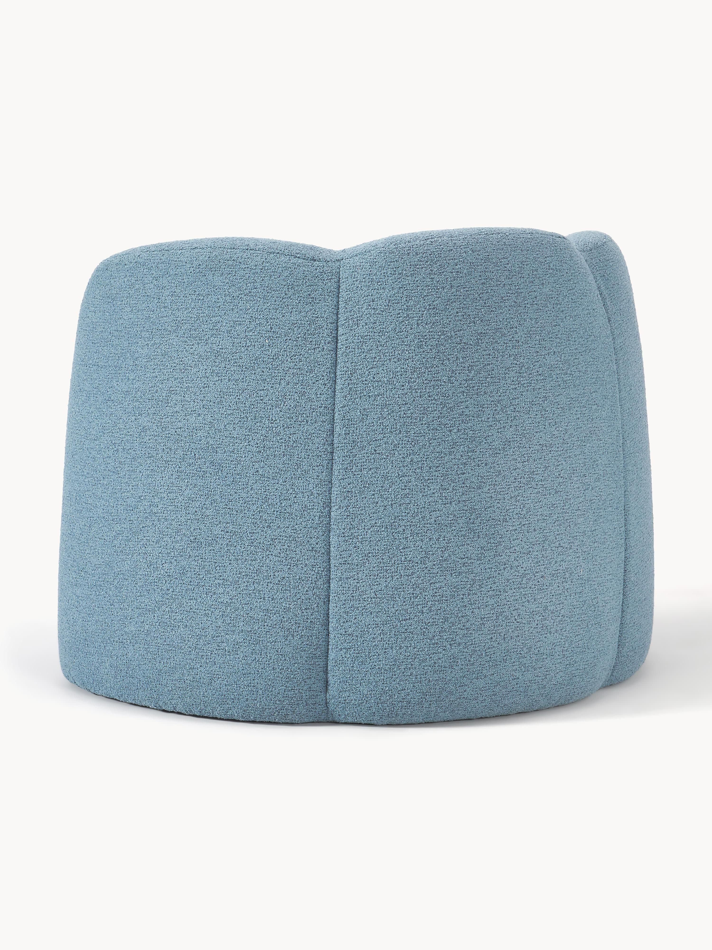 Bouclé-Loungesessel Fleur