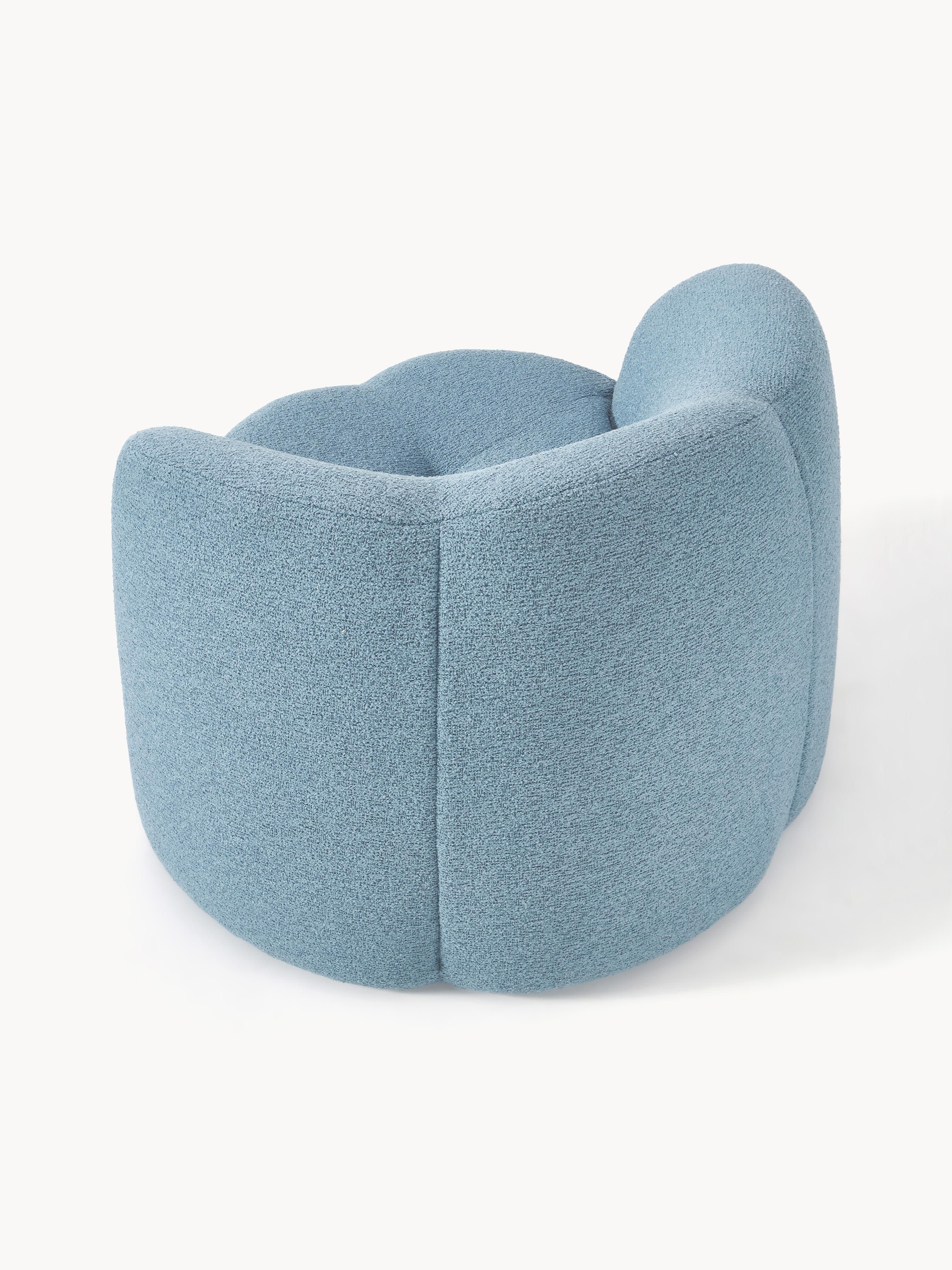 Bouclé-Loungesessel Fleur