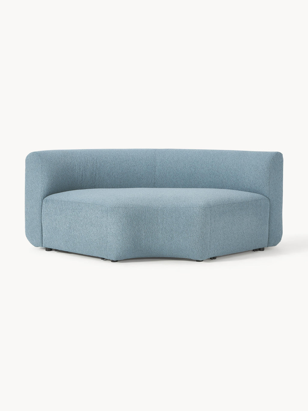 Galeriebild 1 - Rundes Bouclé-Eckmodul Sofia