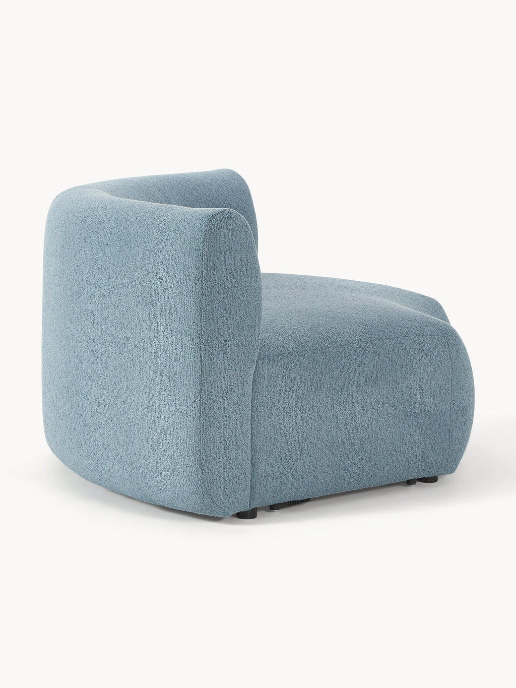 Rundes Bouclé-Eckmodul Sofia