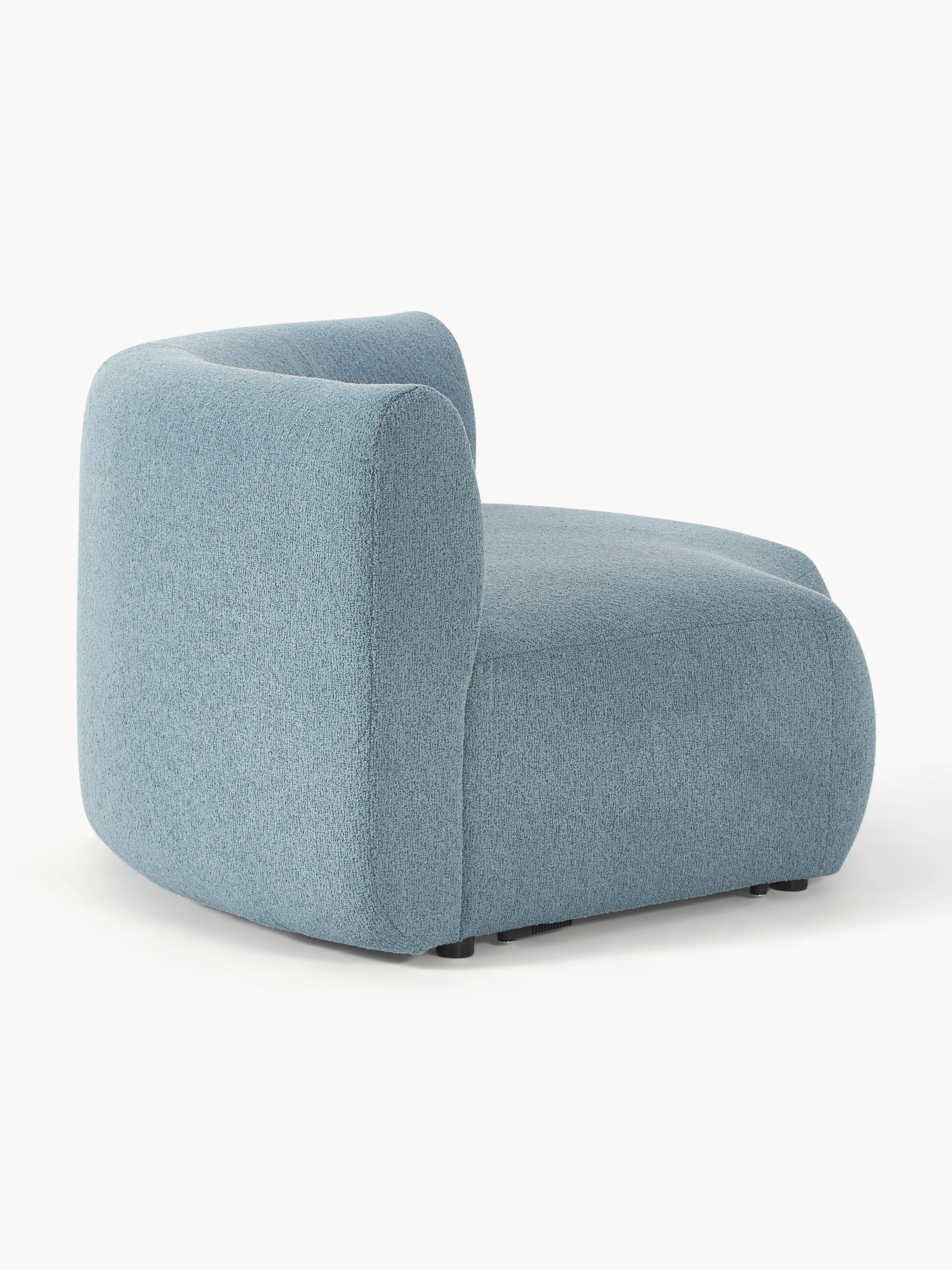 Rundes Bouclé-Eckmodul Sofia