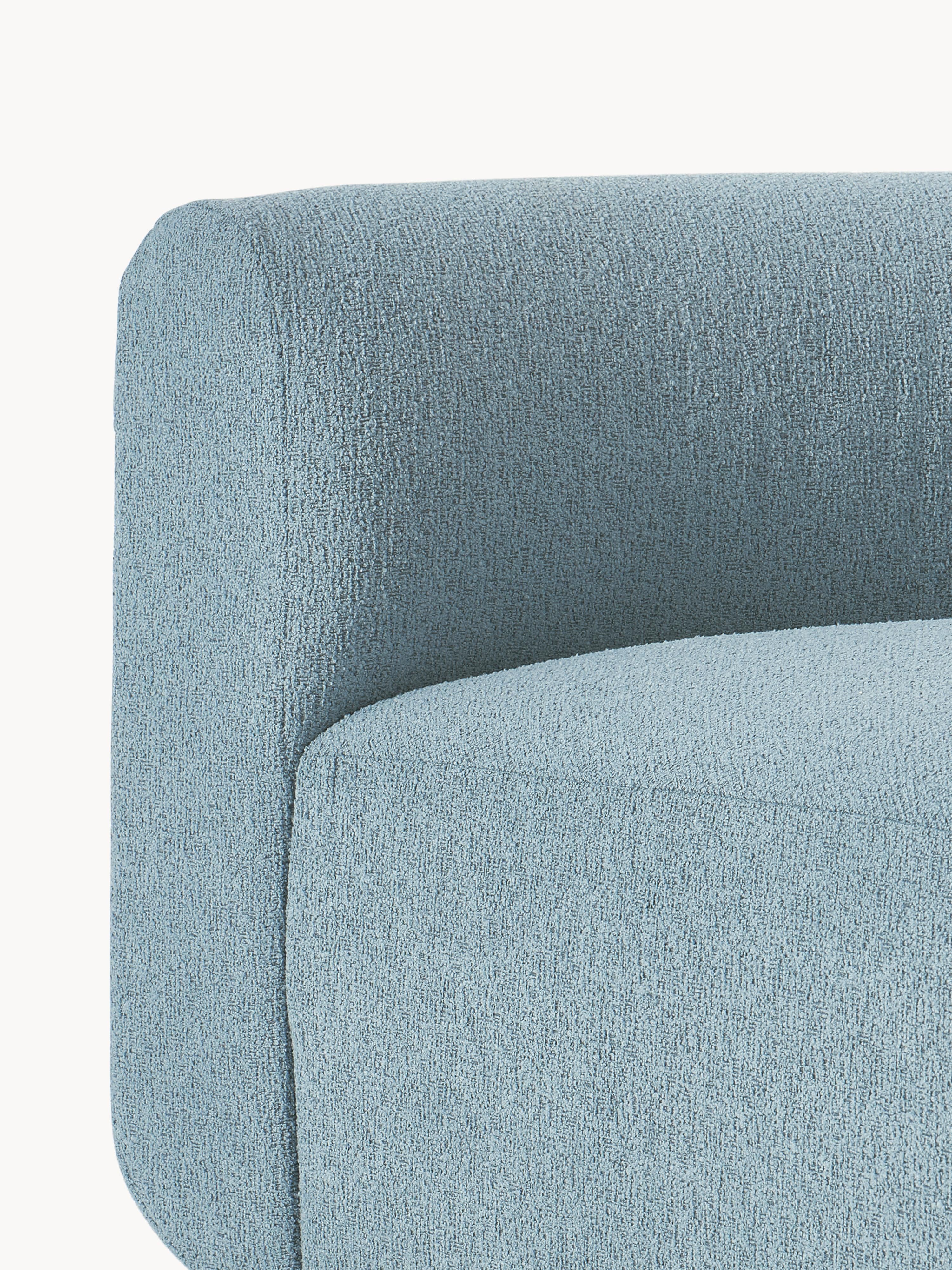Rundes Bouclé-Eckmodul Sofia