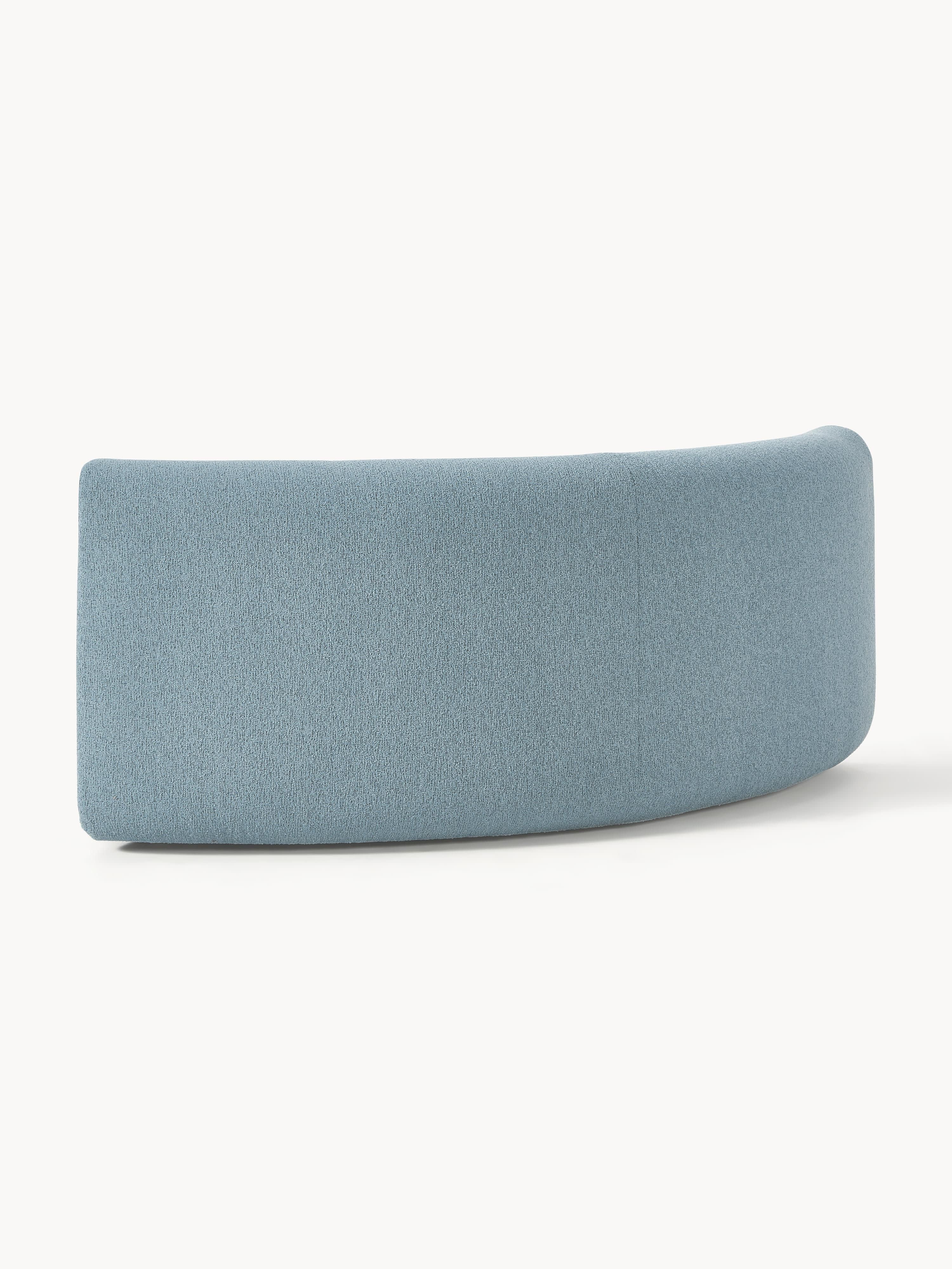 Rundes Bouclé-Eckmodul Sofia