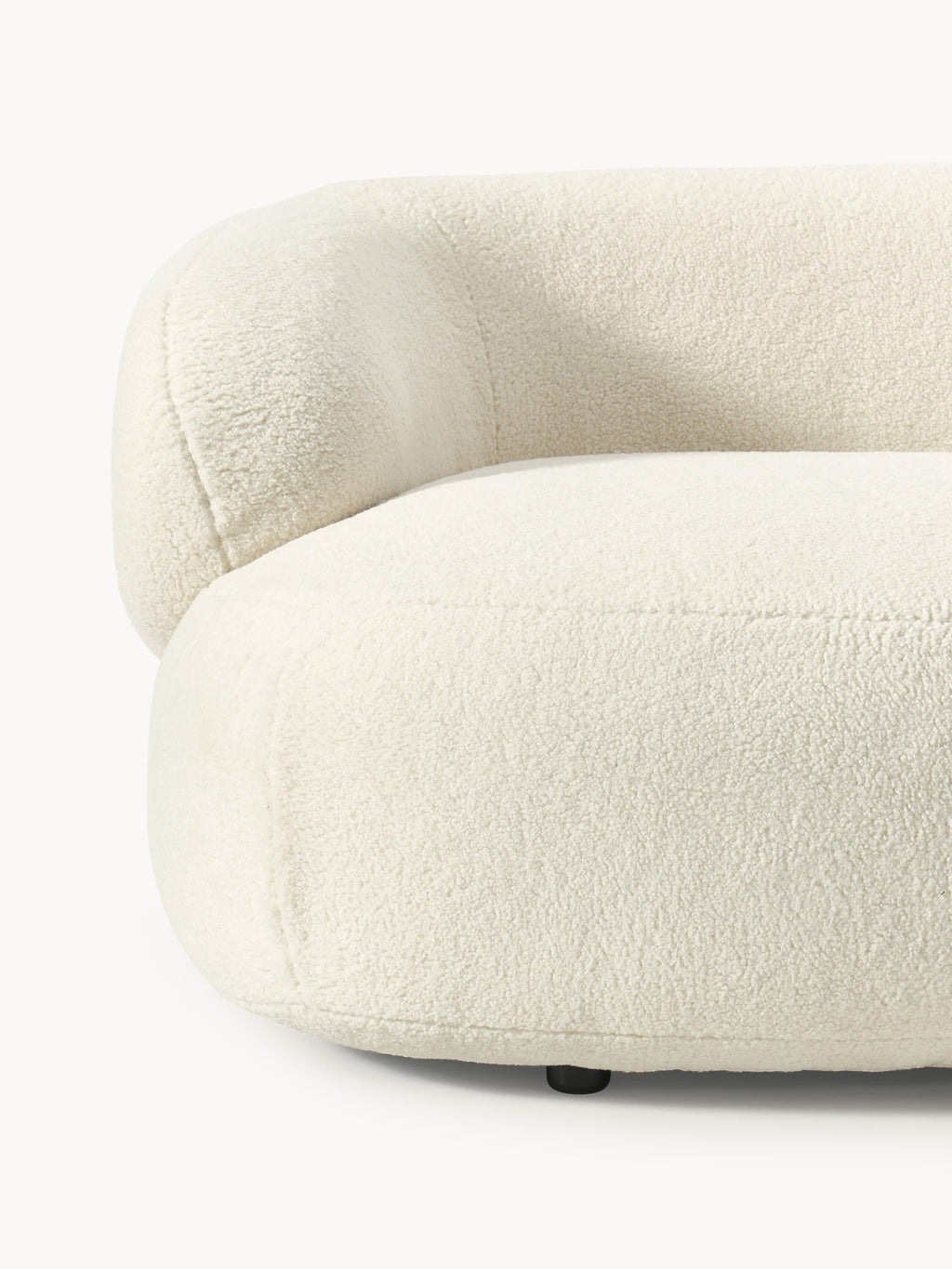 Sofa Alba (4-Sitzer) aus Teddyfell