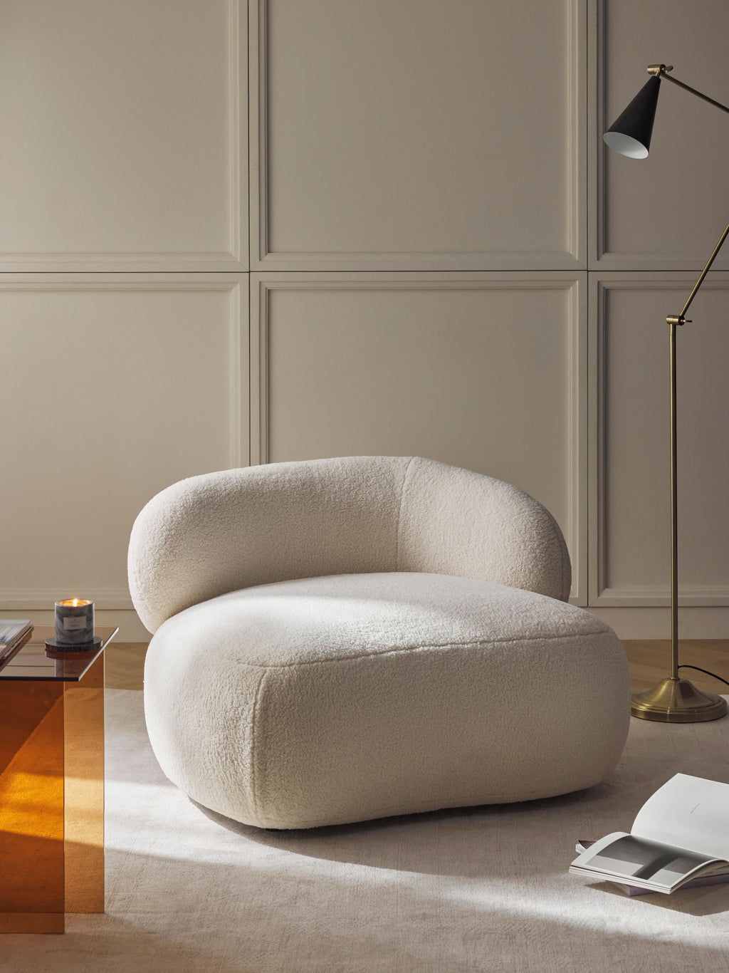 Loungesessel Alba aus Teddyfell