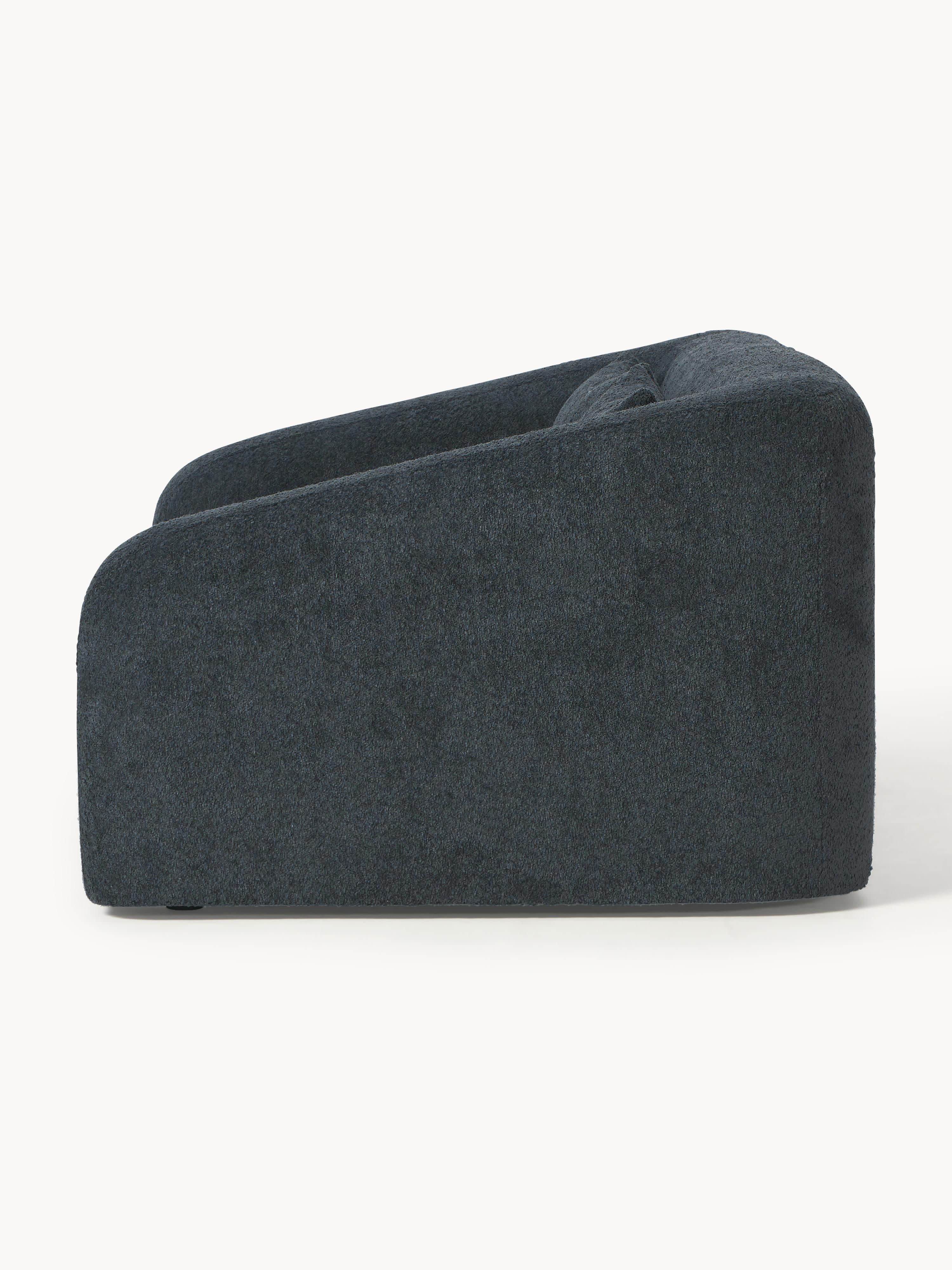 Schlafsofa Eliot (2-Sitzer) aus Teddy-Bouclé