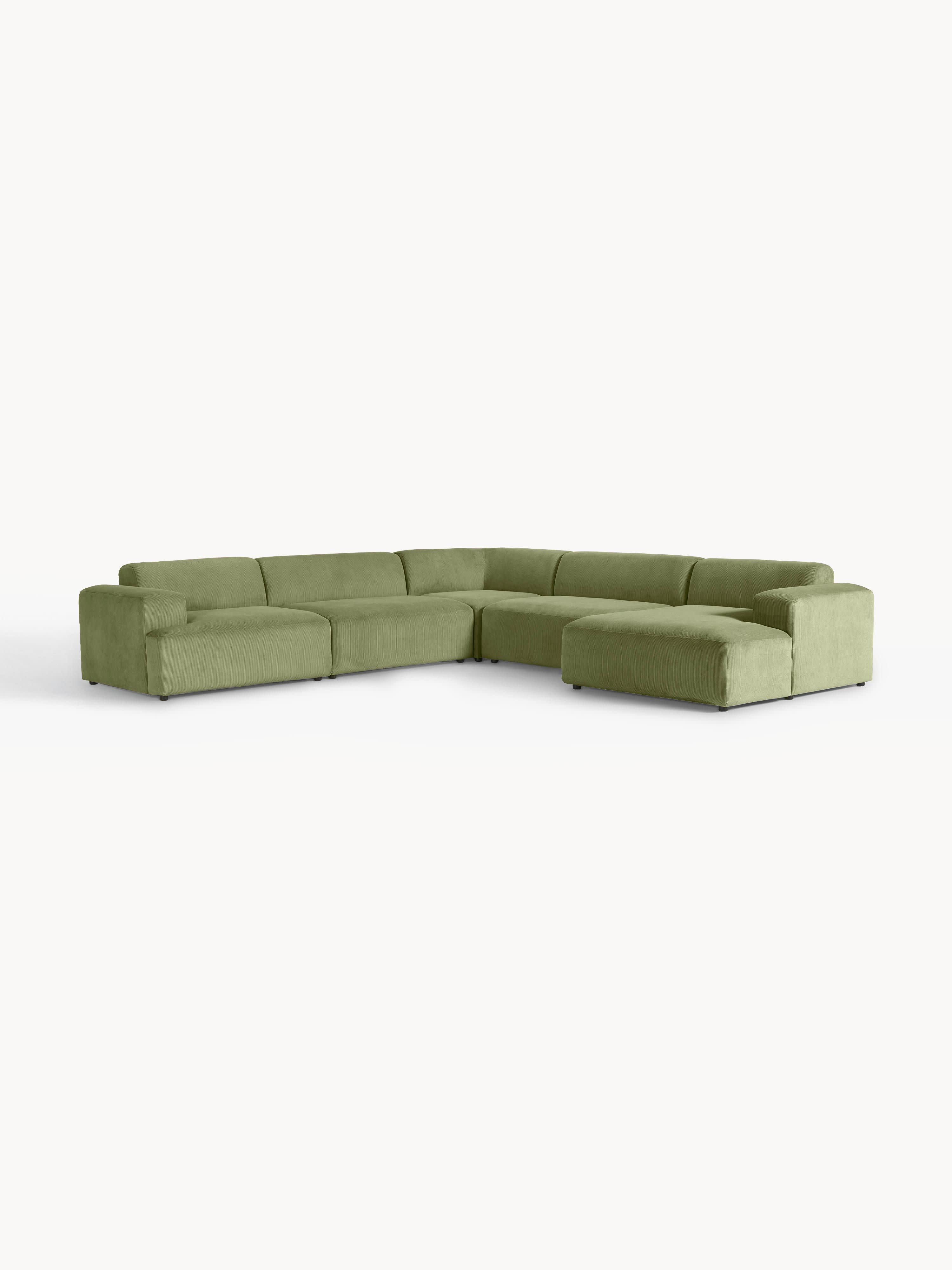 XL Cord-Ecksofa Melva