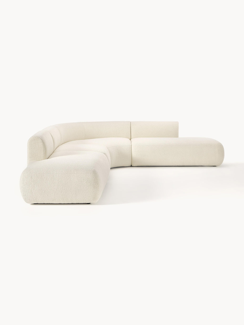 Modulares Teddy-Ecksofa Sofia (4-Sitzer)