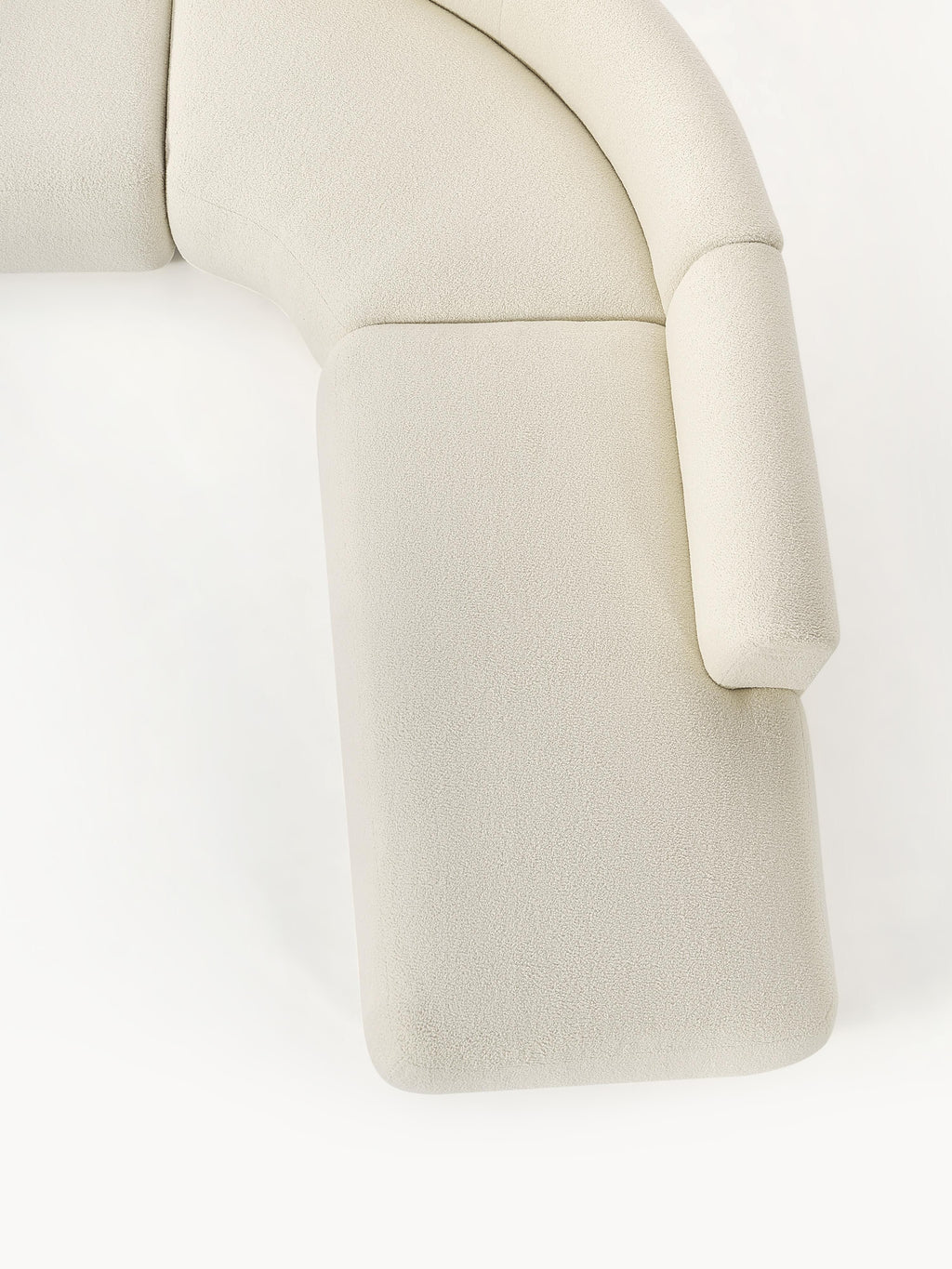 Modulares Teddy-Ecksofa Sofia (4-Sitzer)