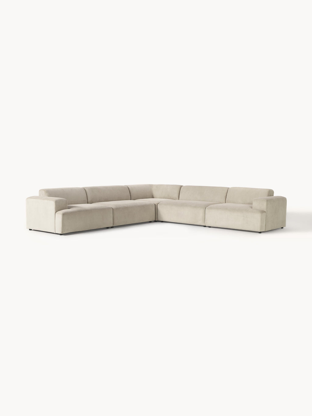 Cord-Ecksofa Melva (4-Sitzer)
