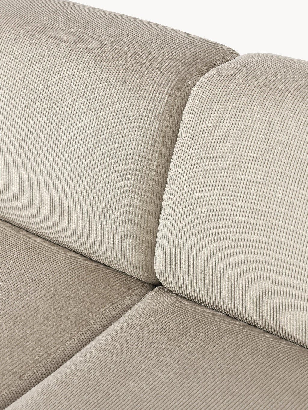 Cord-Ecksofa Melva (4-Sitzer)