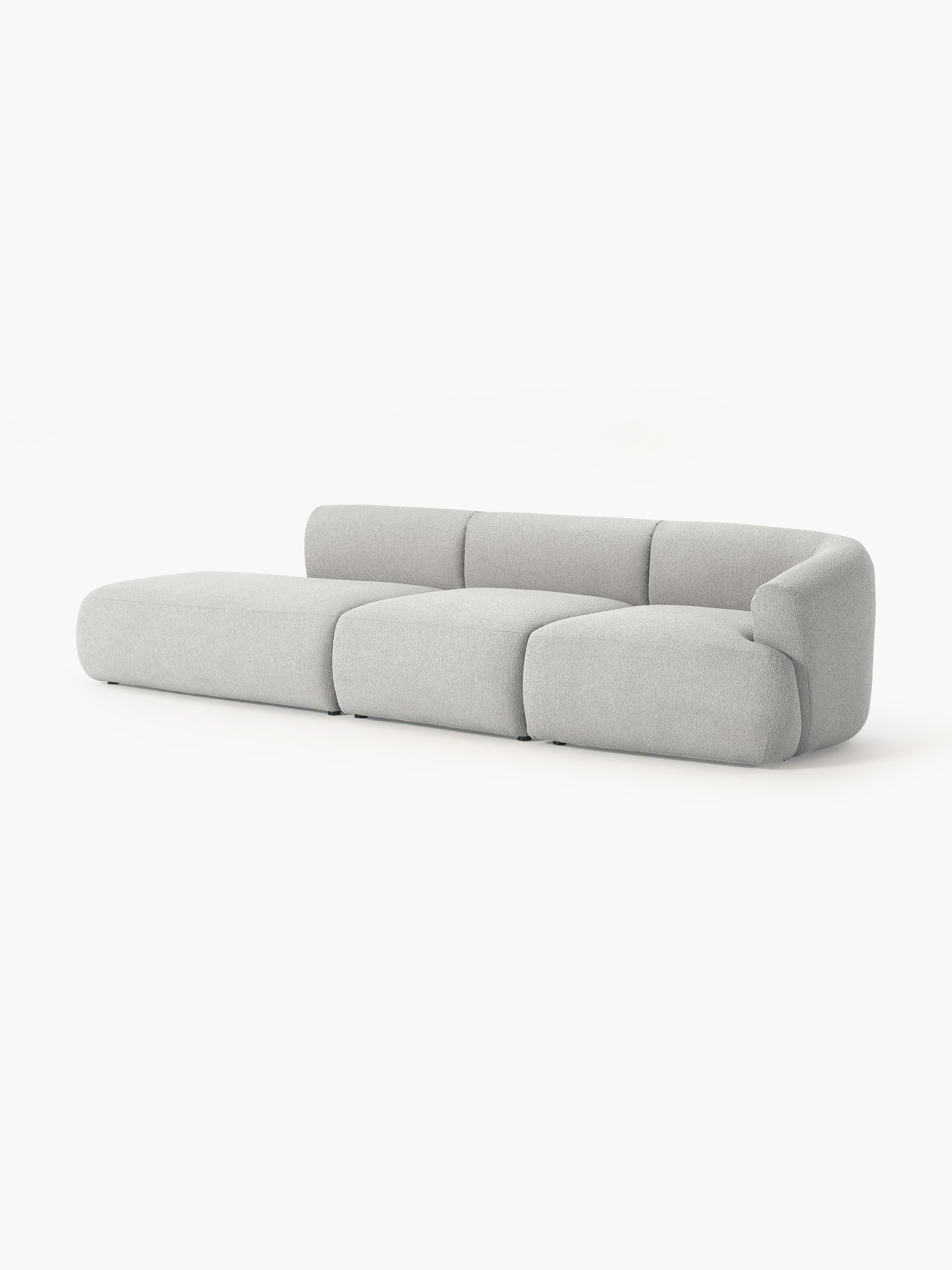 Modulare Bouclé-Chaise Sofia (2-Sitzer)