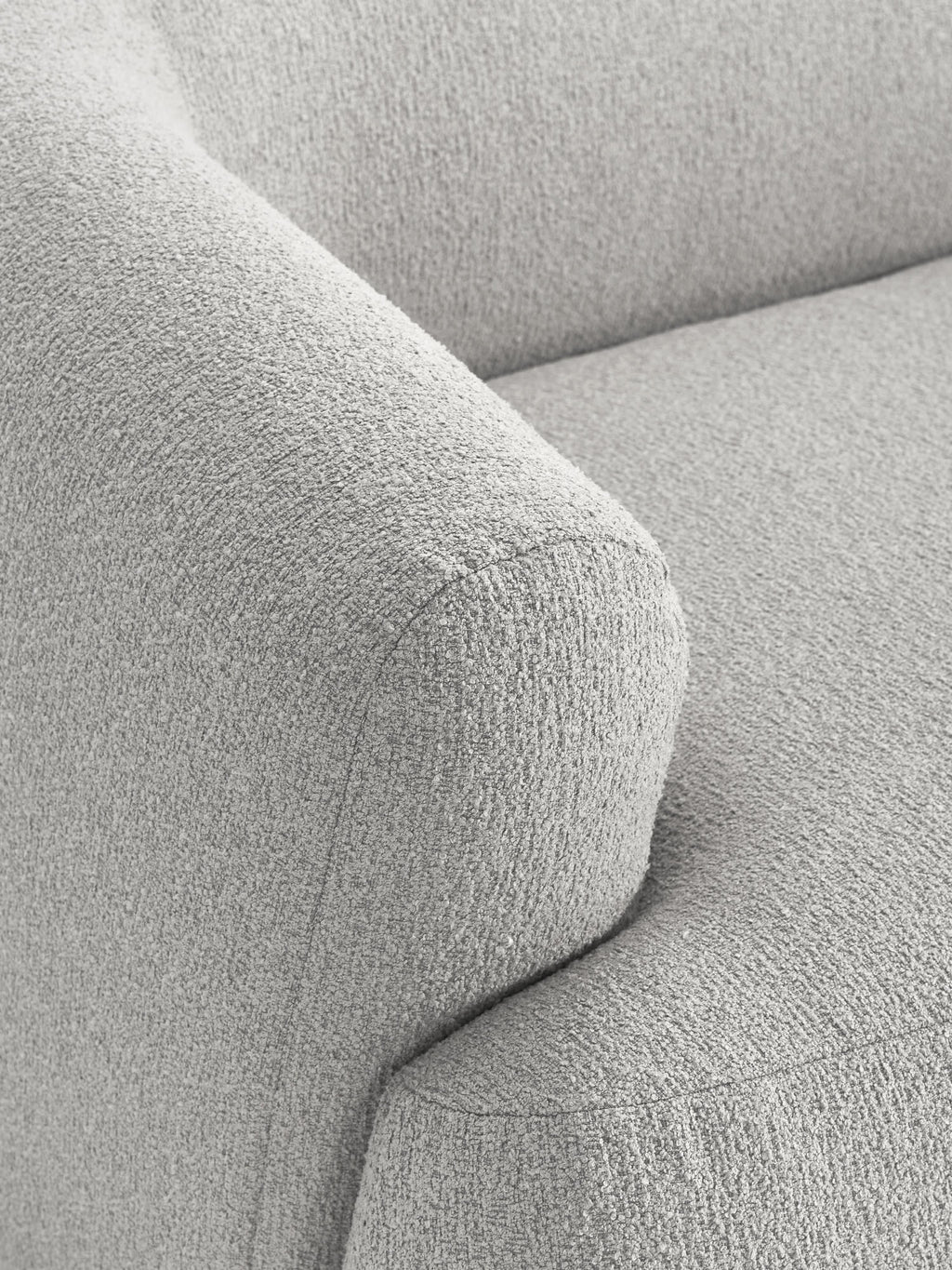 Modulare Bouclé-Chaise Sofia (2-Sitzer)