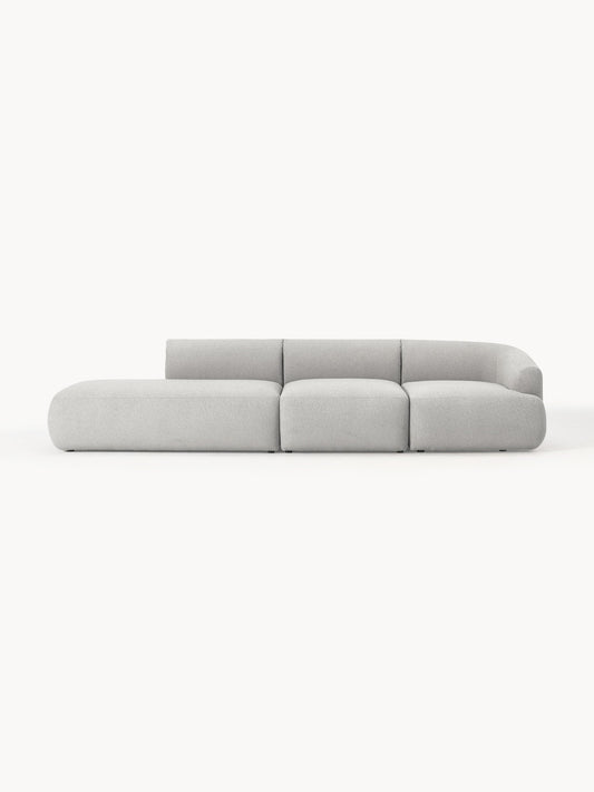 Galeriebild 1 - Modulare Bouclé-Chaise Sofia (2-Sitzer)