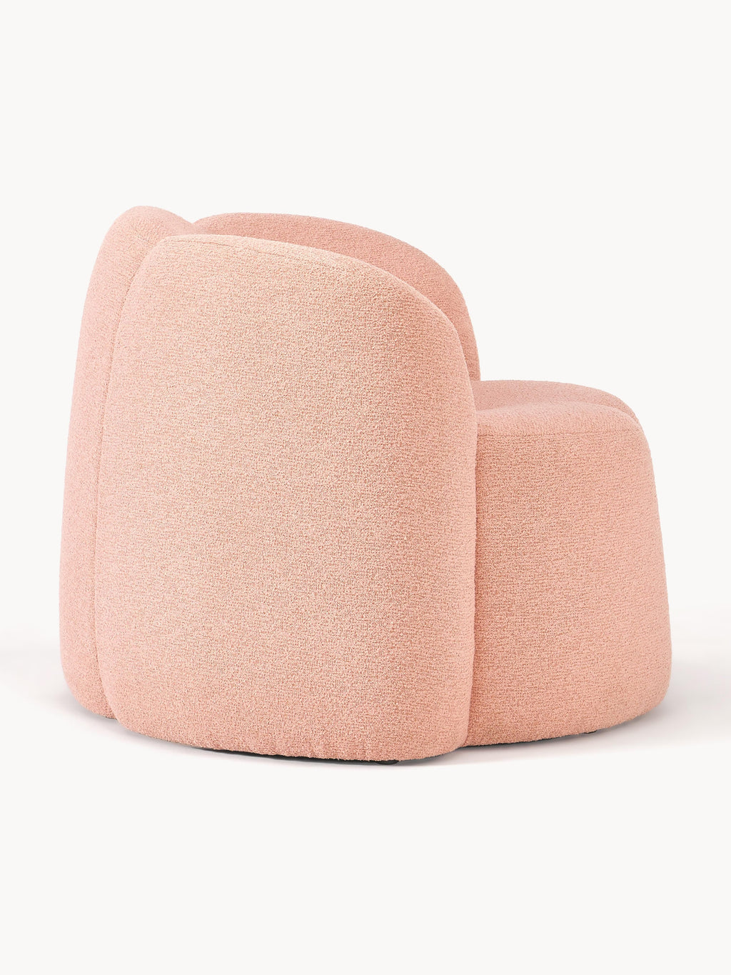 Bouclé-Loungesessel Fleur