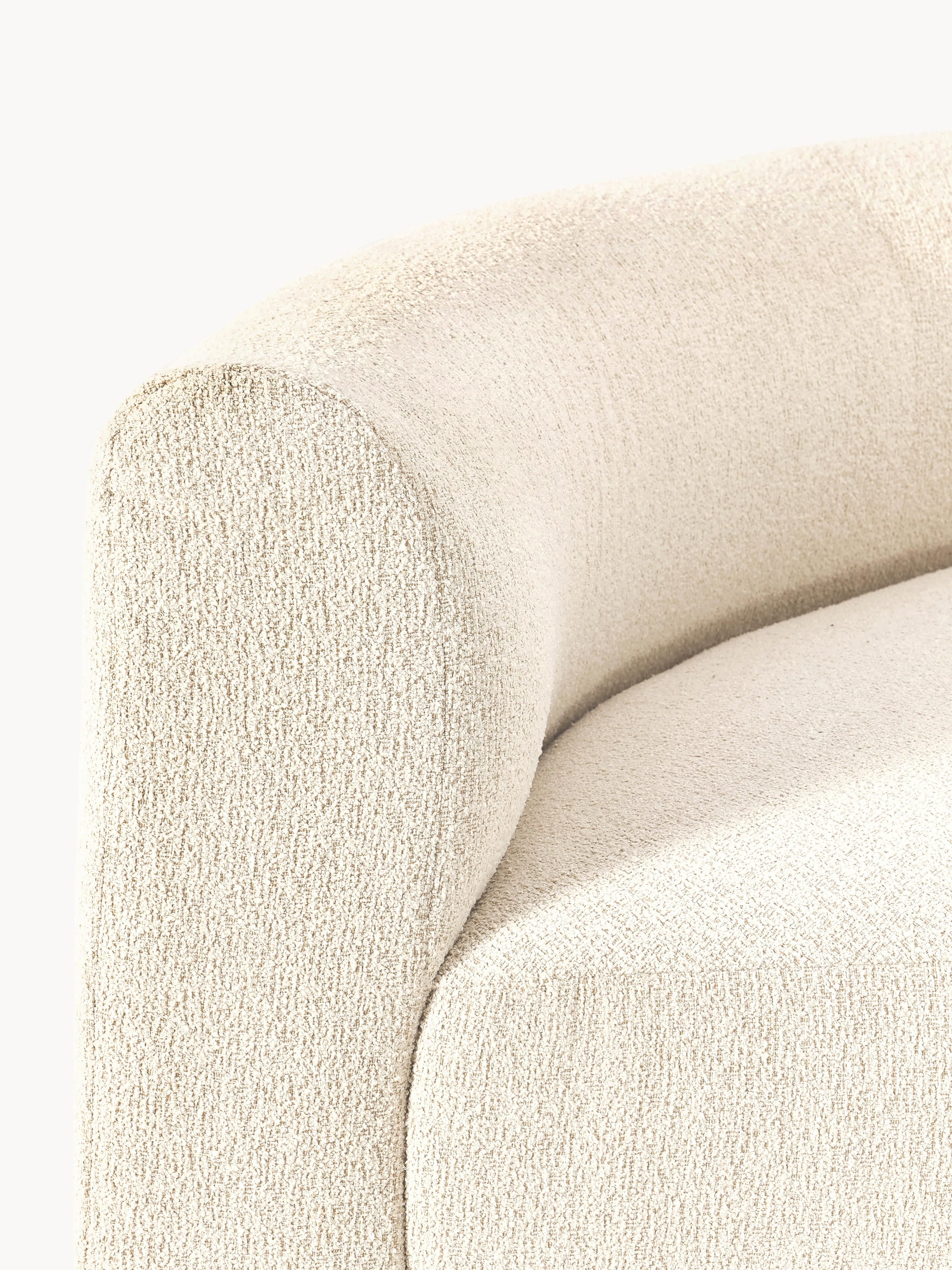 Rundes Bouclé-Eckmodul Sofia