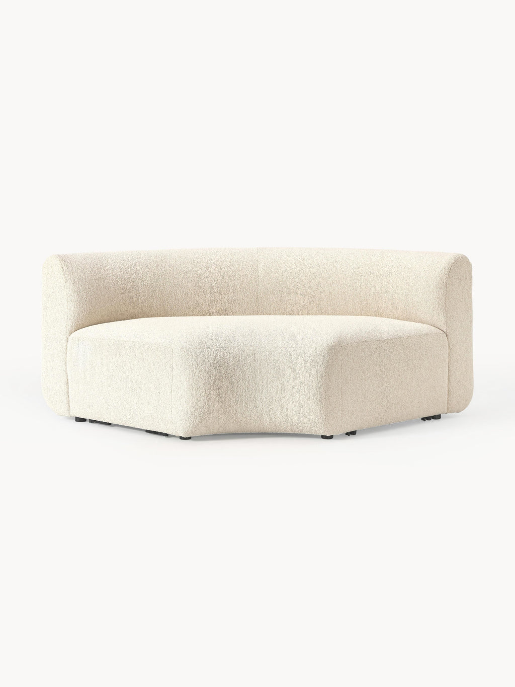 Galeriebild 1 - Rundes Bouclé-Eckmodul Sofia