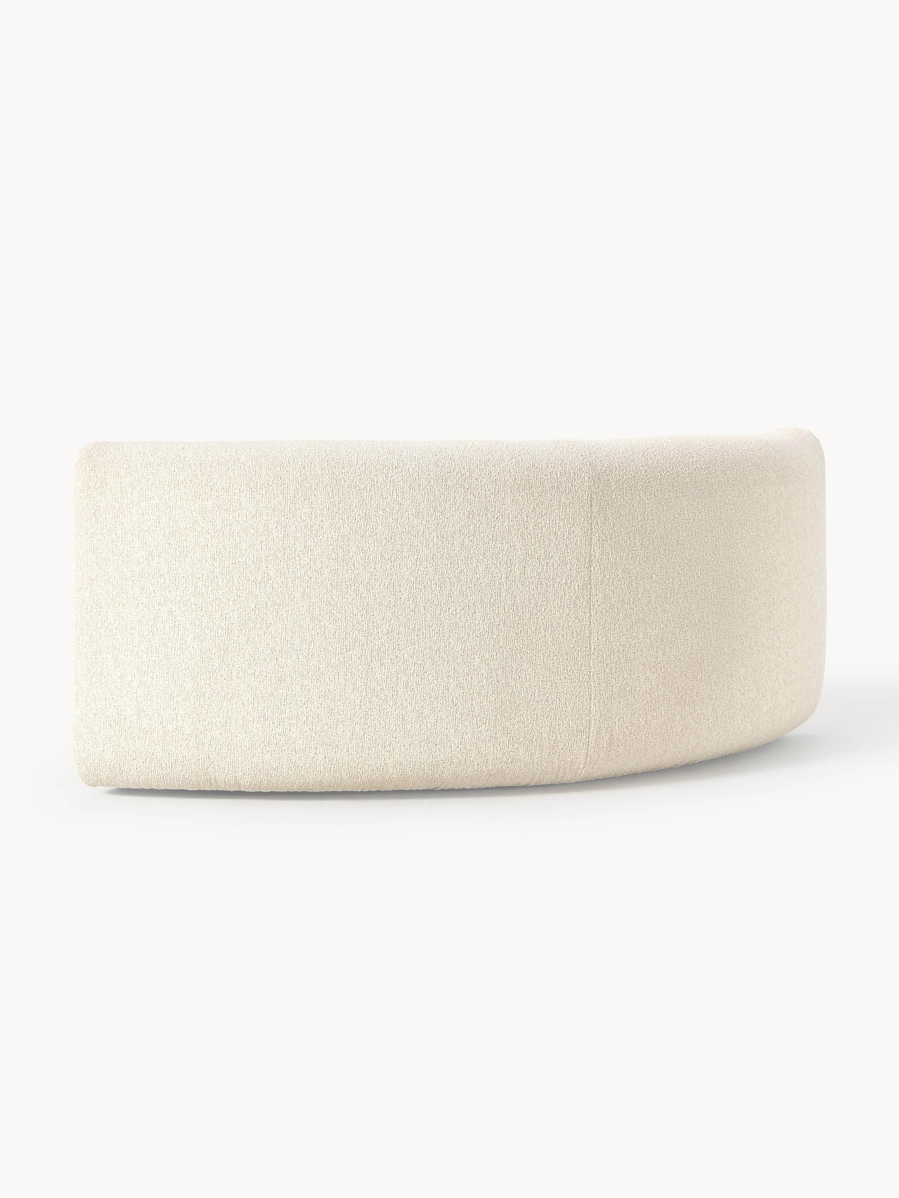Rundes Bouclé-Eckmodul Sofia
