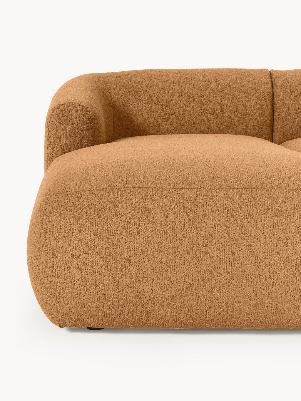 Modulares Bouclé-Ecksofa Sofia (3-Sitzer)