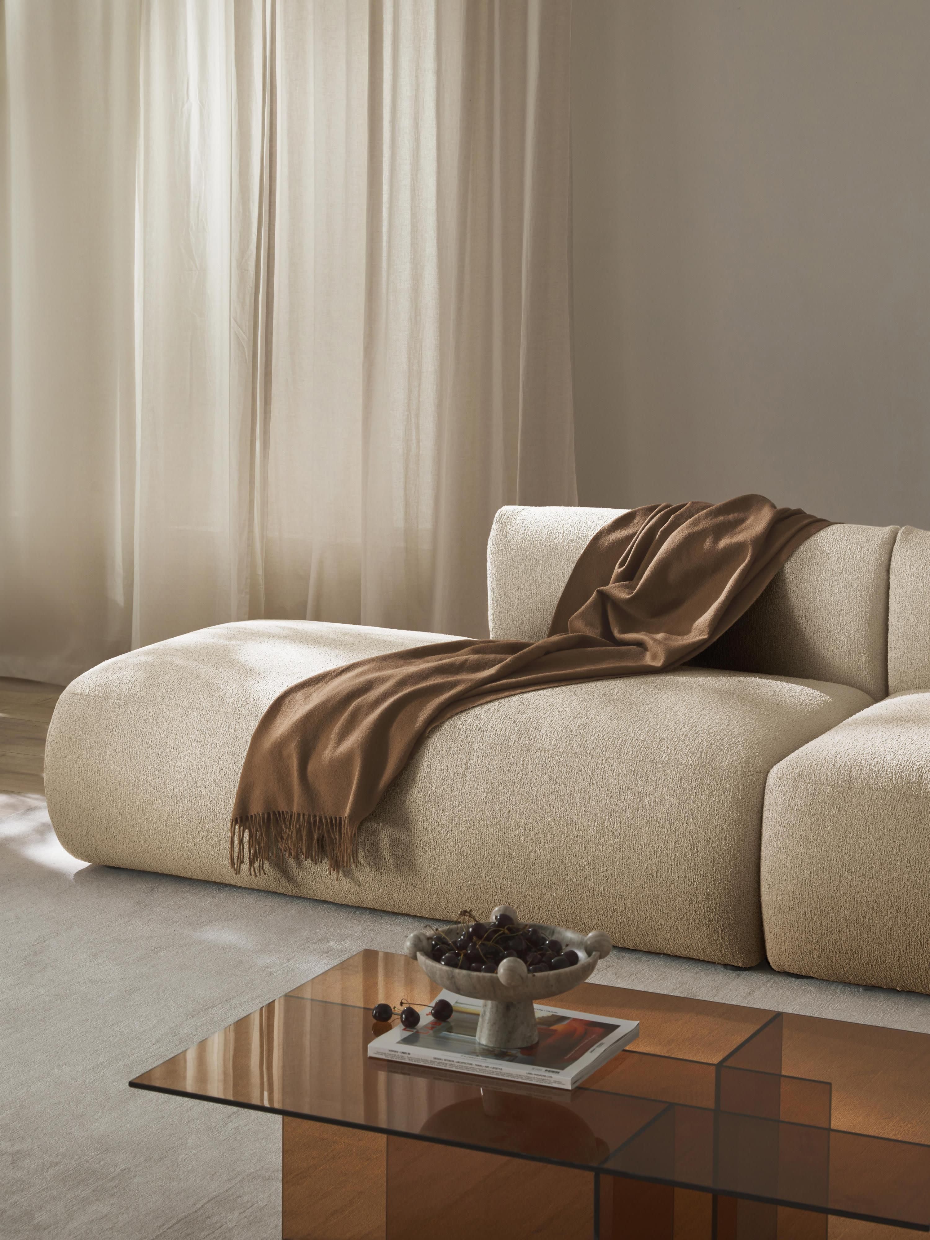 Bouclé-Chaise-Modul Sofia