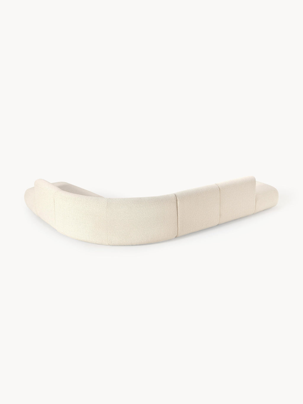 Modulares Bouclé-Ecksofa Sofia (4-Sitzer)