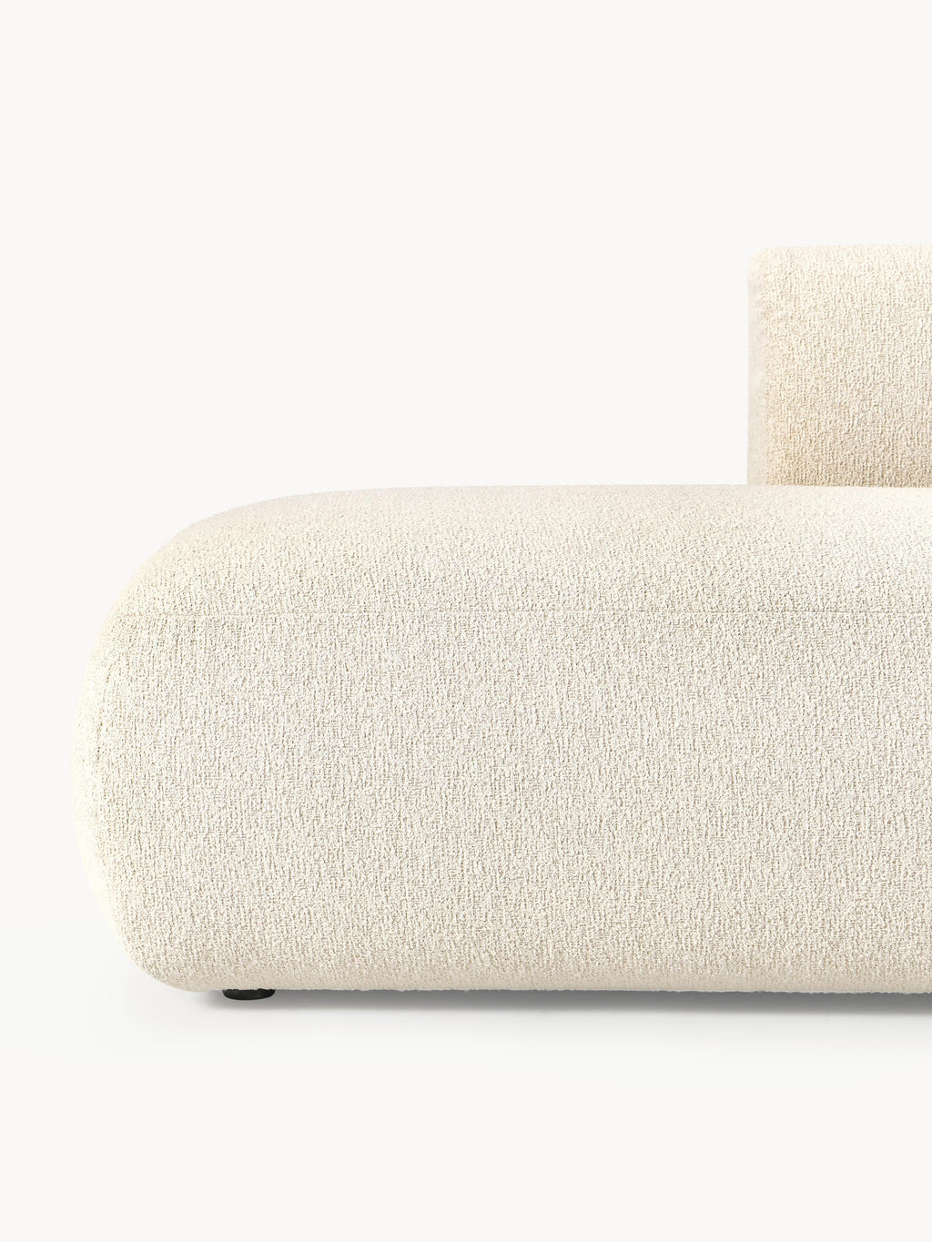 Modulares Bouclé-Ecksofa Sofia (4-Sitzer)