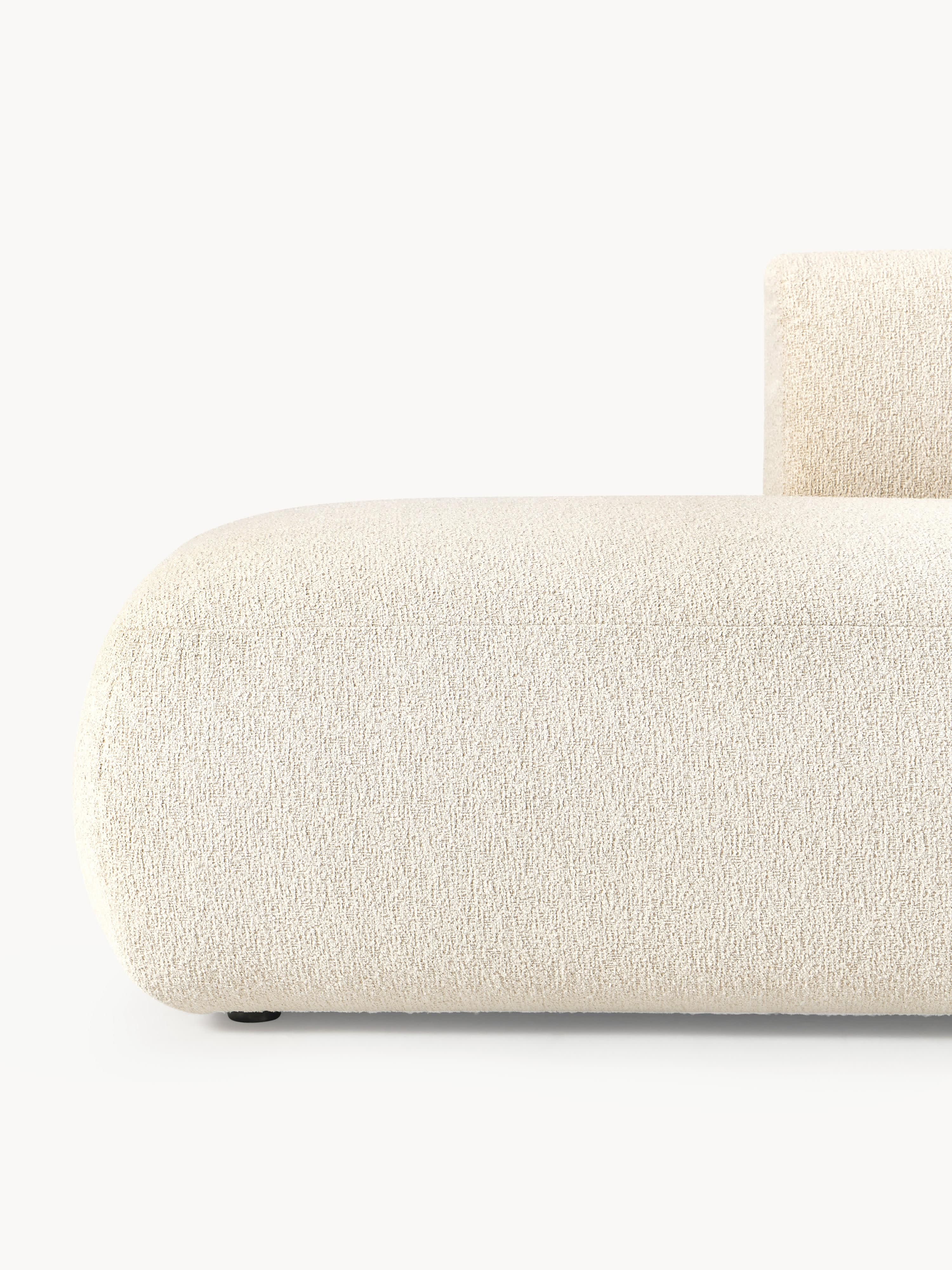 Modulares Bouclé-Ecksofa Sofia (4-Sitzer)