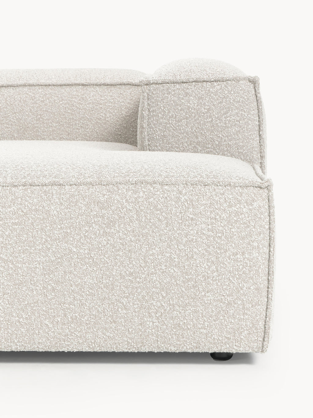 Modulares Bouclé-Ecksofa Lennon (2-Sitzer)