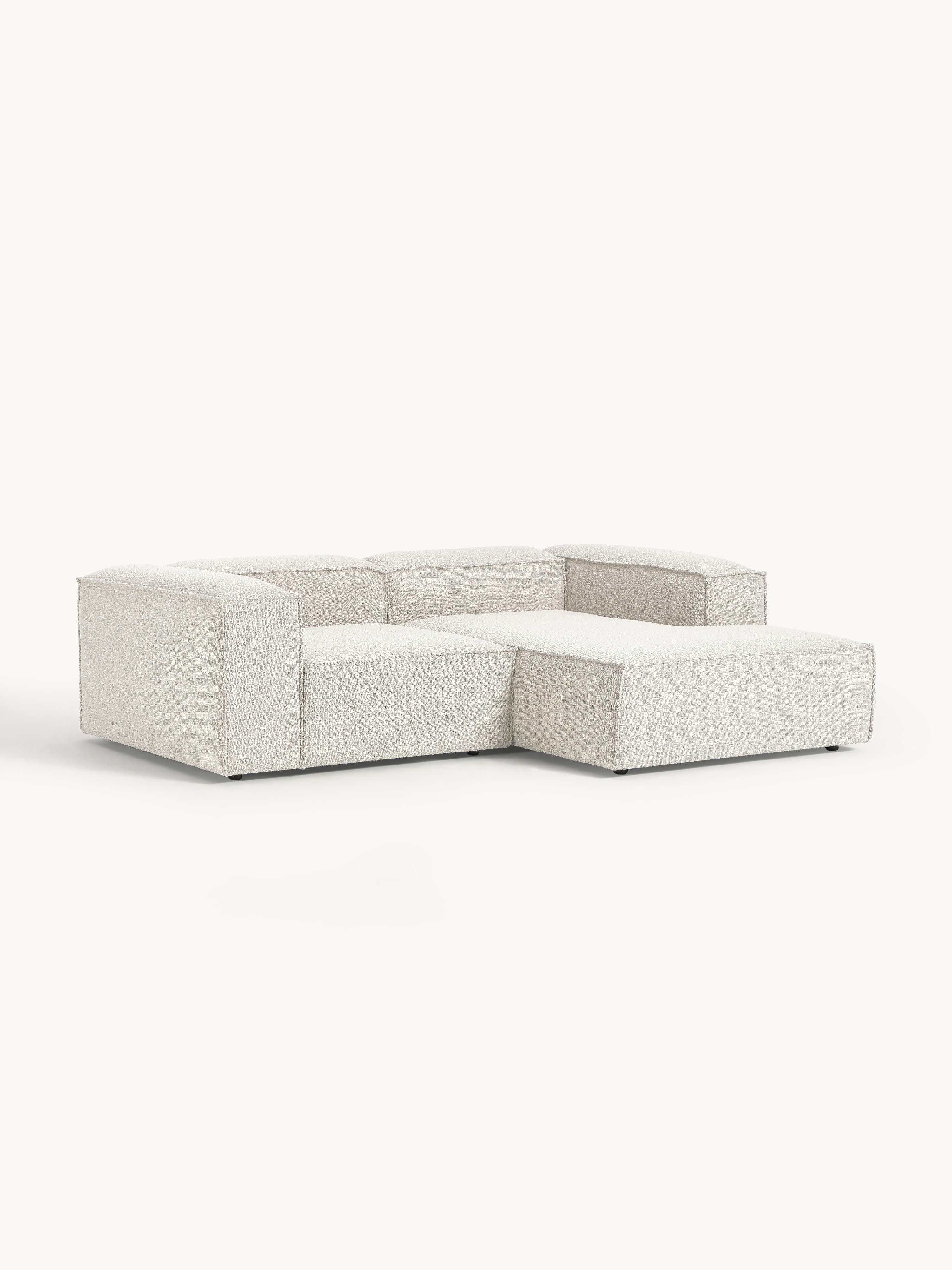 Modulares Bouclé-Ecksofa Lennon (2-Sitzer)