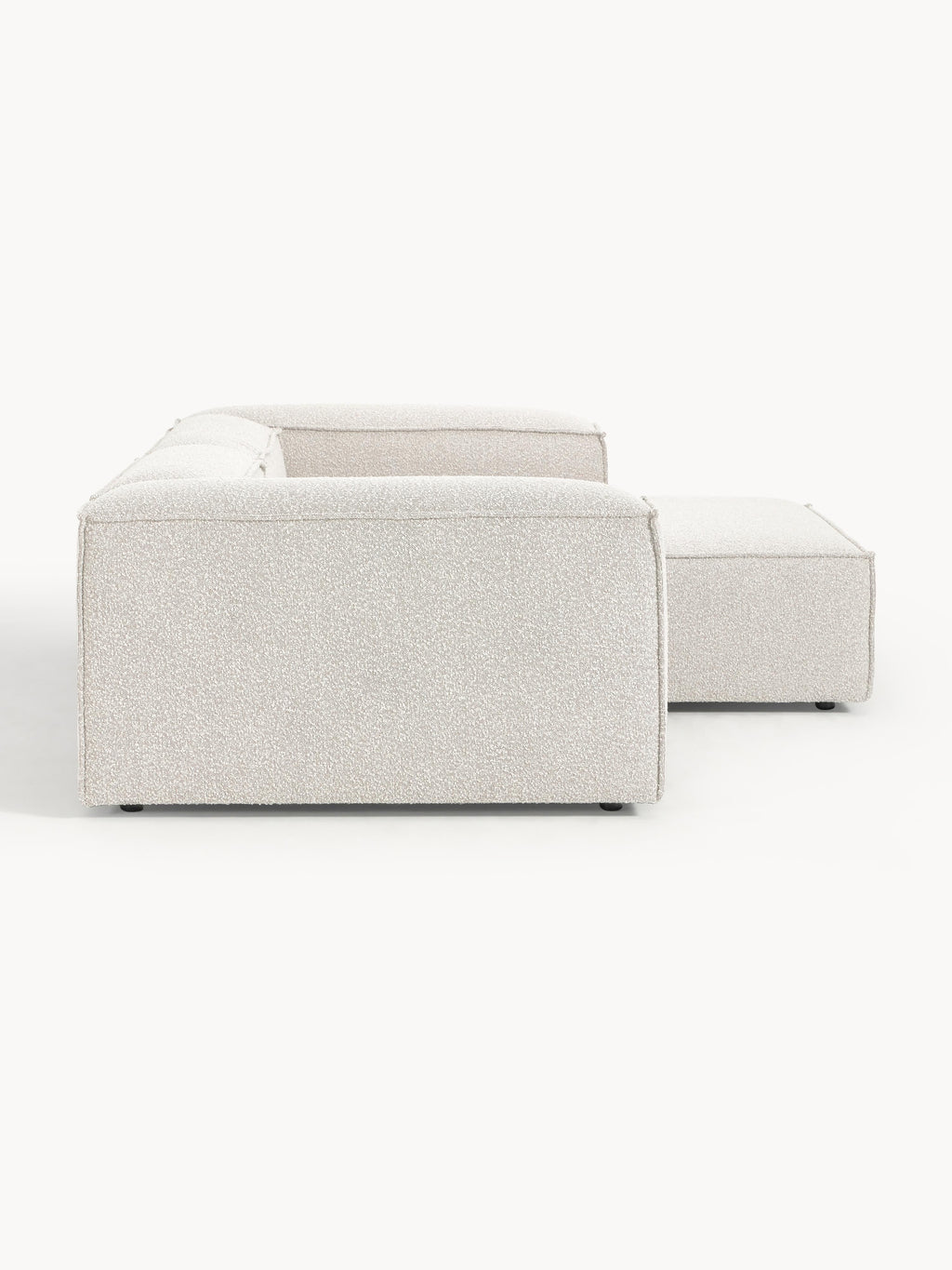Modulares Bouclé-Ecksofa Lennon (2-Sitzer)