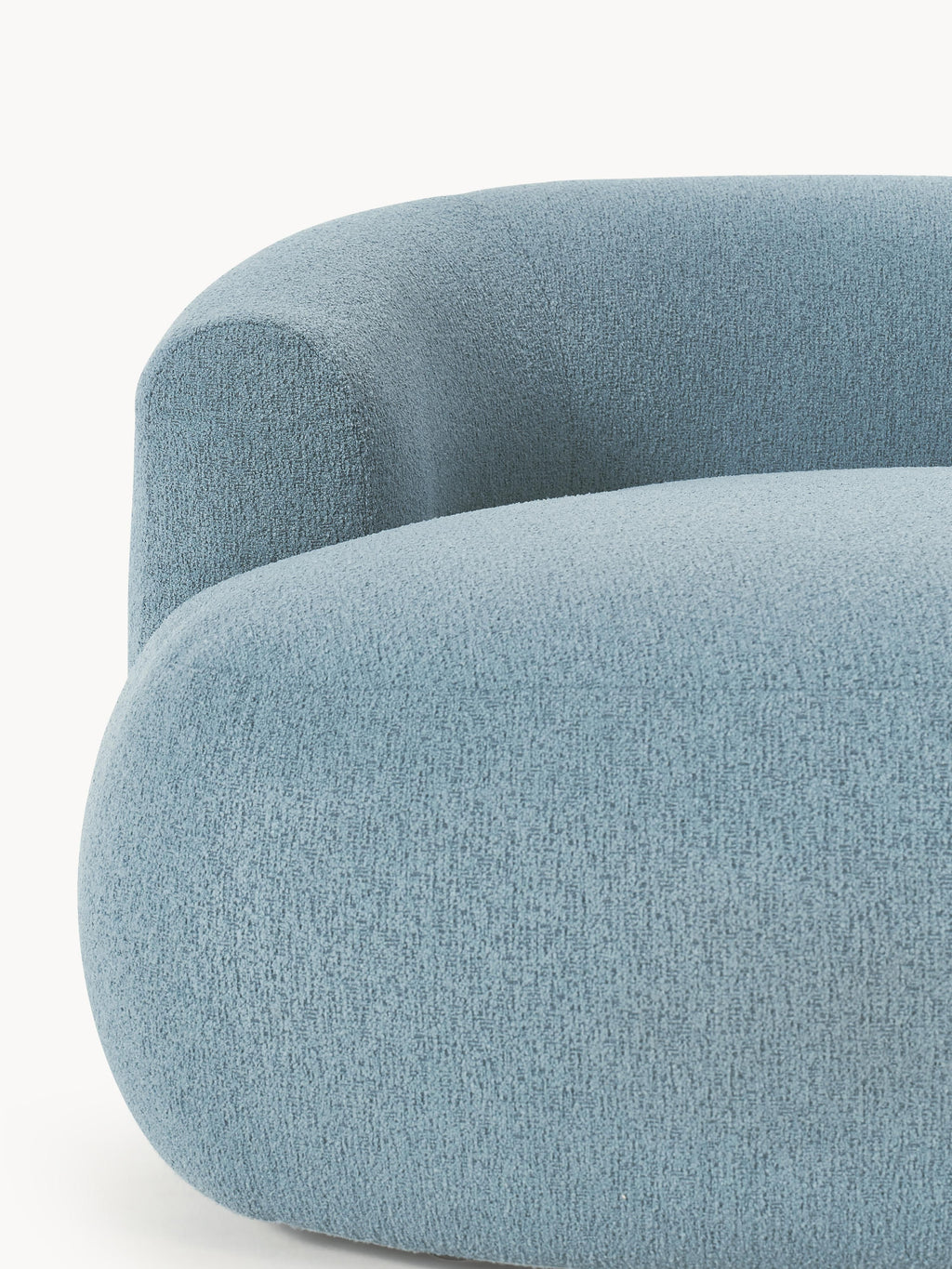 Bouclé-XL-Loungesessel Sofia