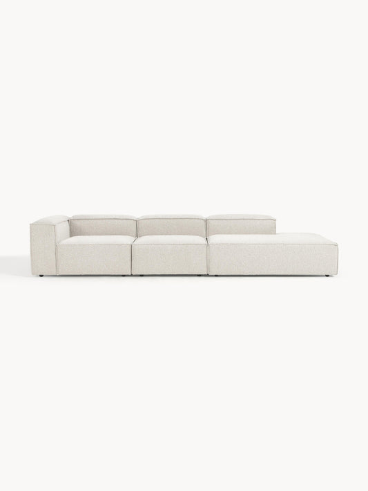 Galeriebild 1 - Modulare XL-Ottomane Lennon aus Bouclé